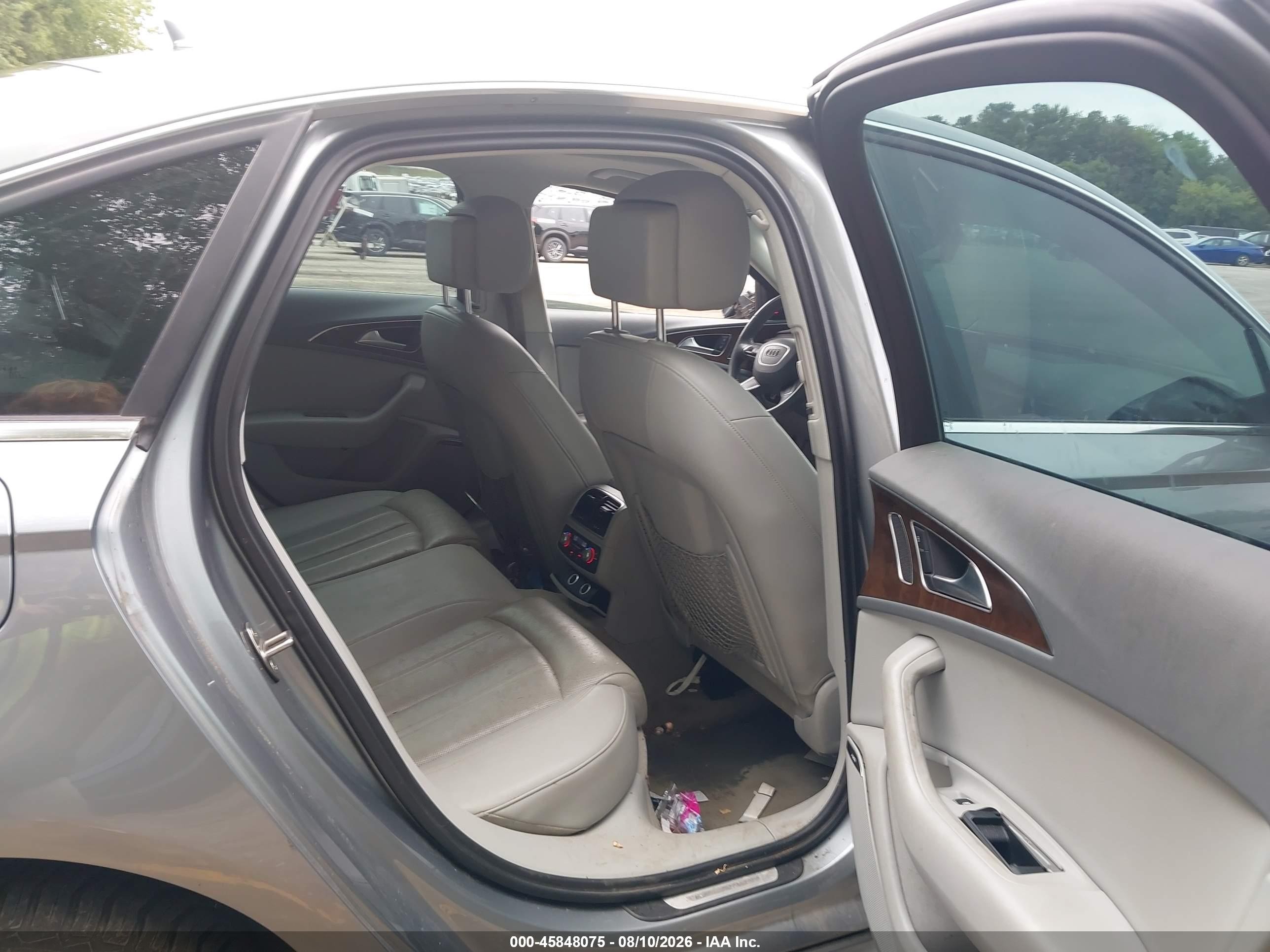 2012 Audi A6 3.0t Prestige Серый vin: WAUHGAFC4CN174681