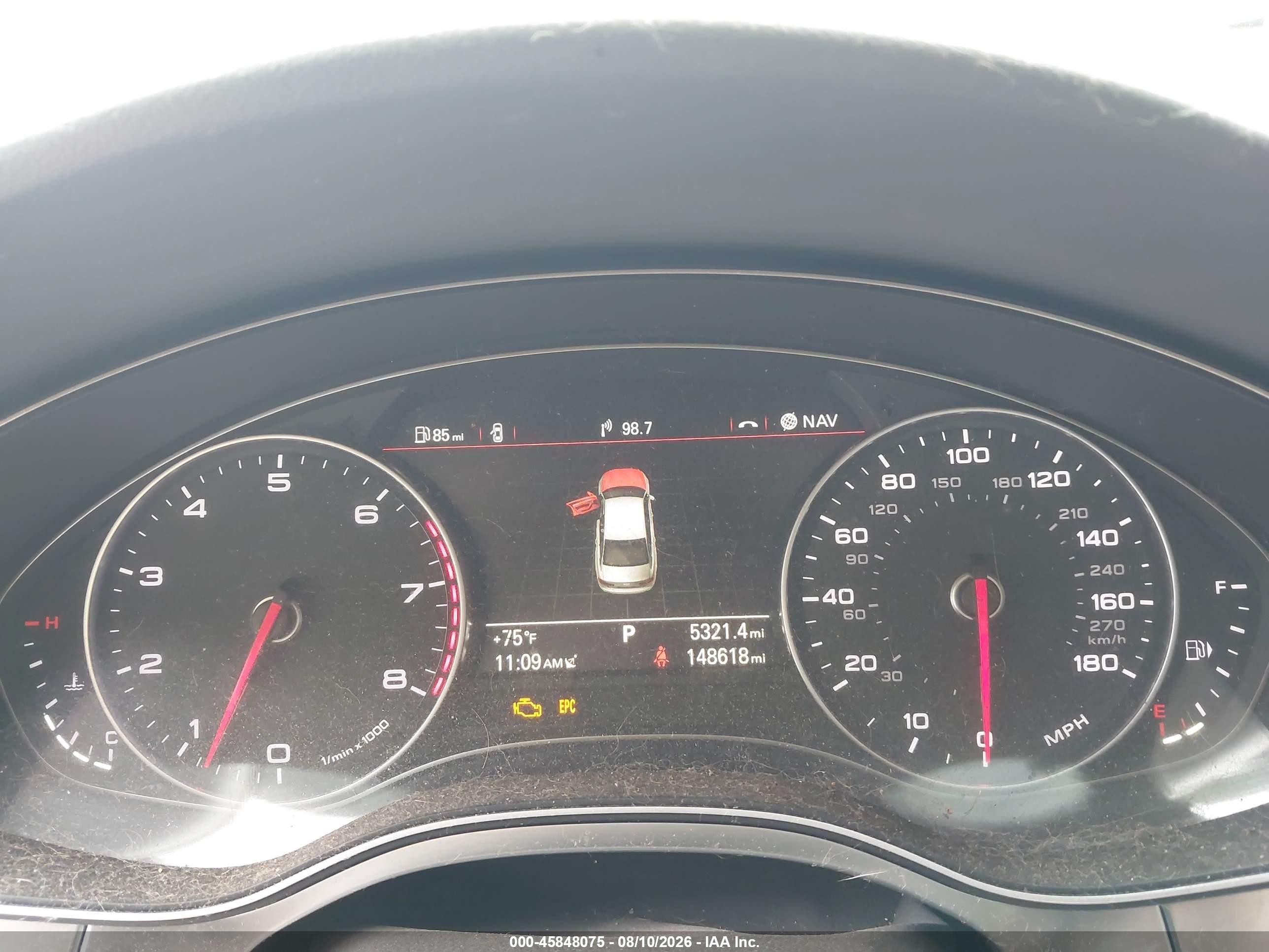 2012 Audi A6 3.0t Prestige Серый vin: WAUHGAFC4CN174681