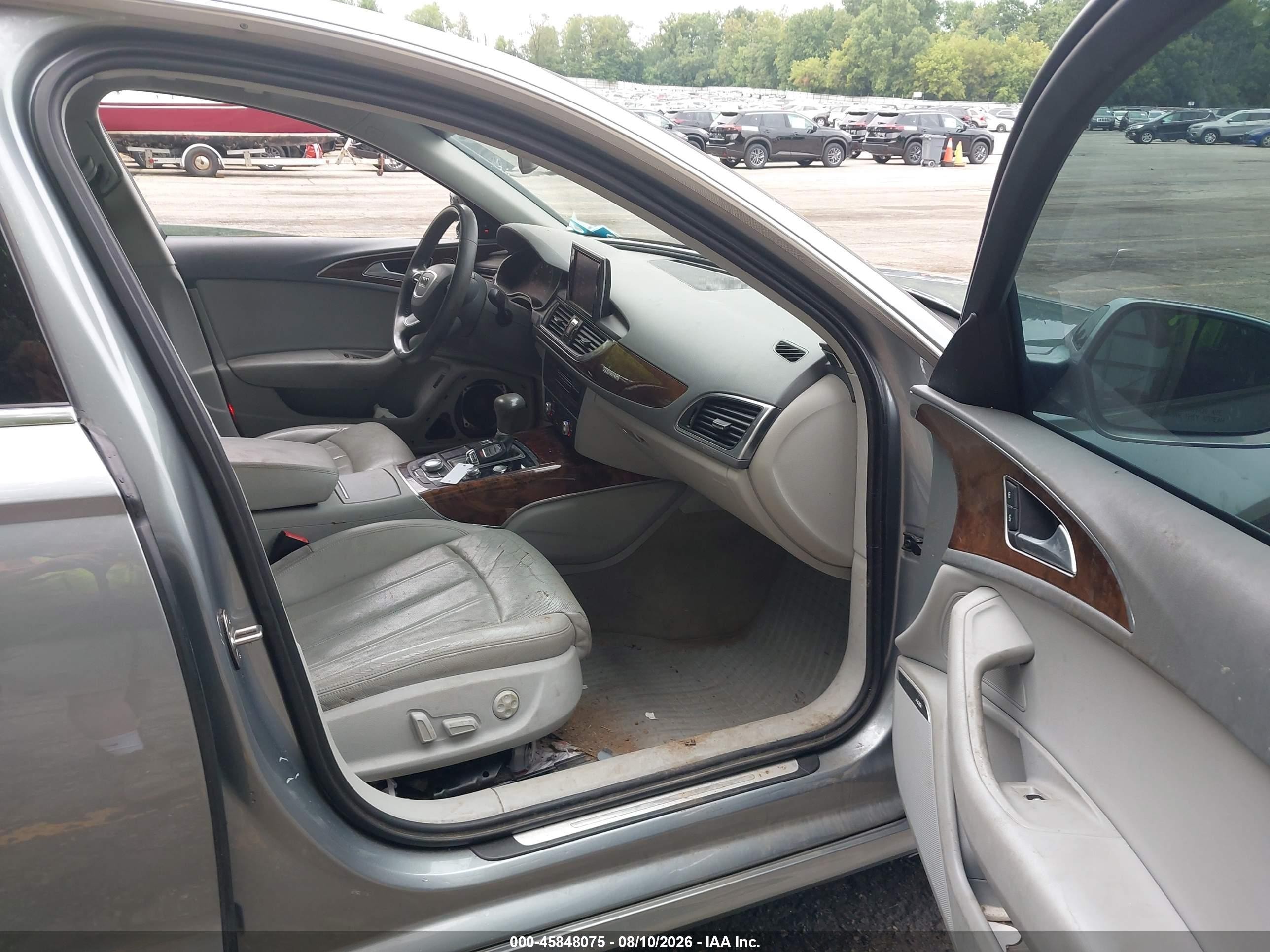 2012 Audi A6 3.0t Prestige Серый vin: WAUHGAFC4CN174681