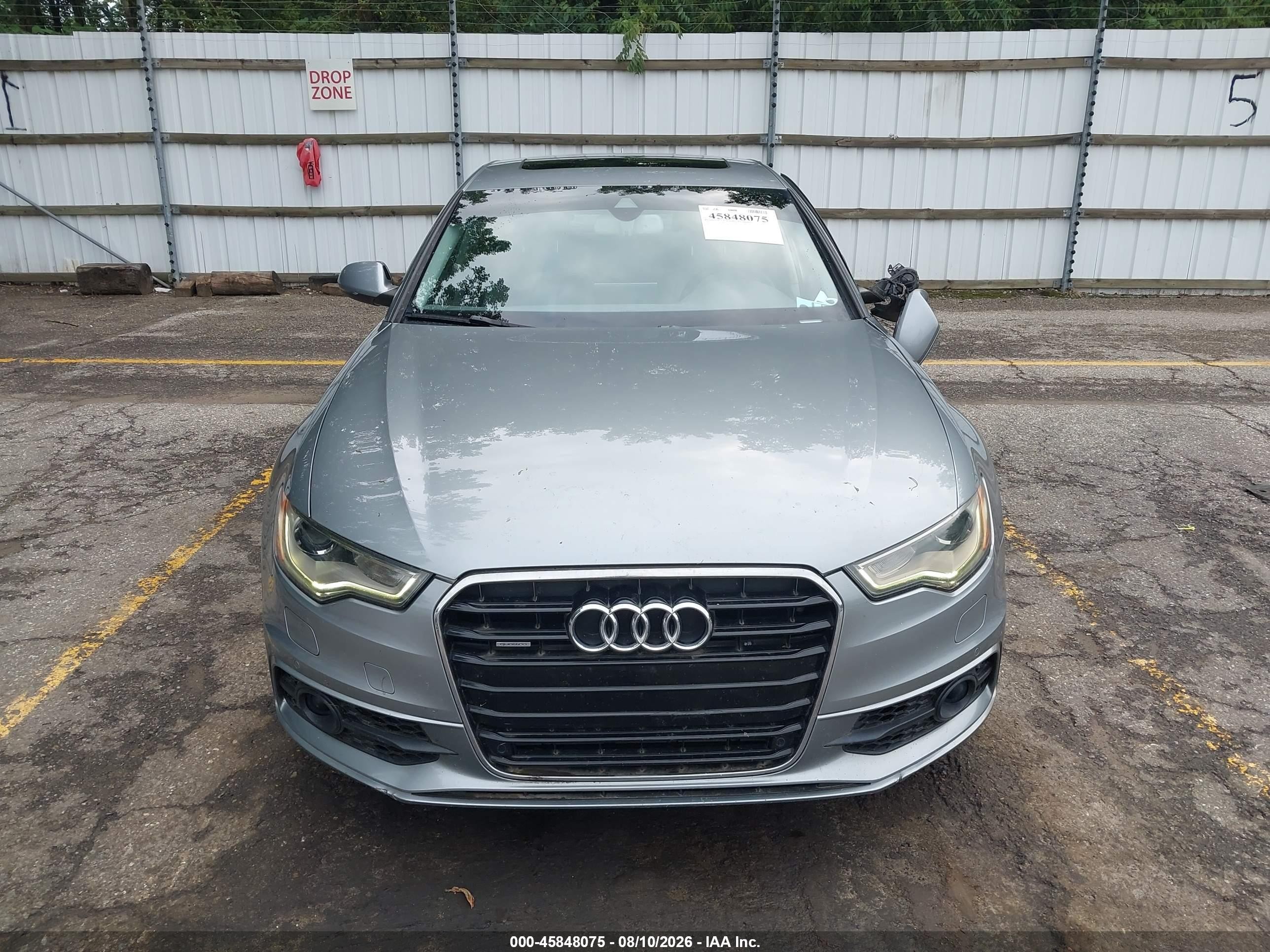 2012 Audi A6 3.0t Prestige Серый vin: WAUHGAFC4CN174681