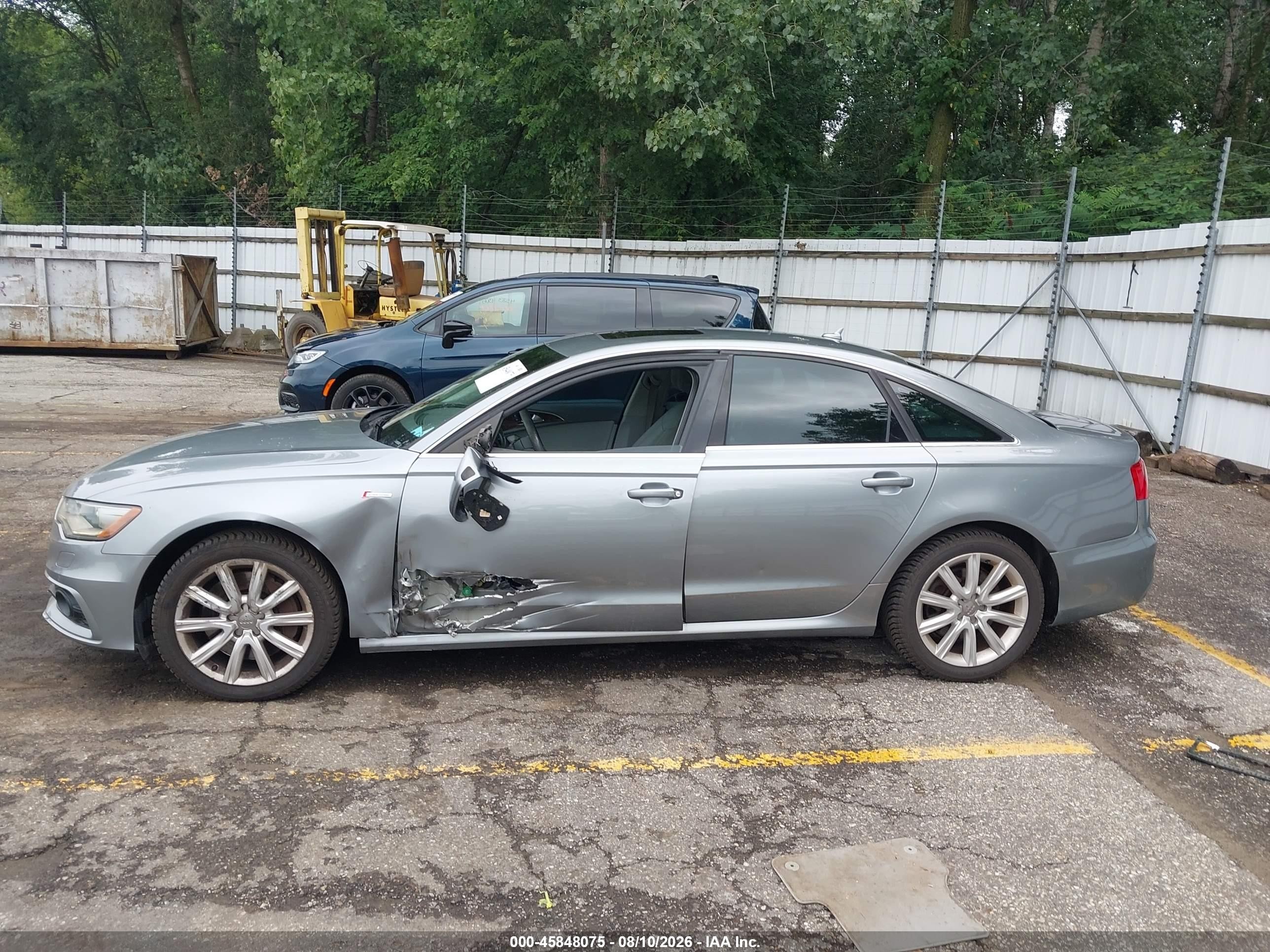 2012 Audi A6 3.0t Prestige Серый vin: WAUHGAFC4CN174681