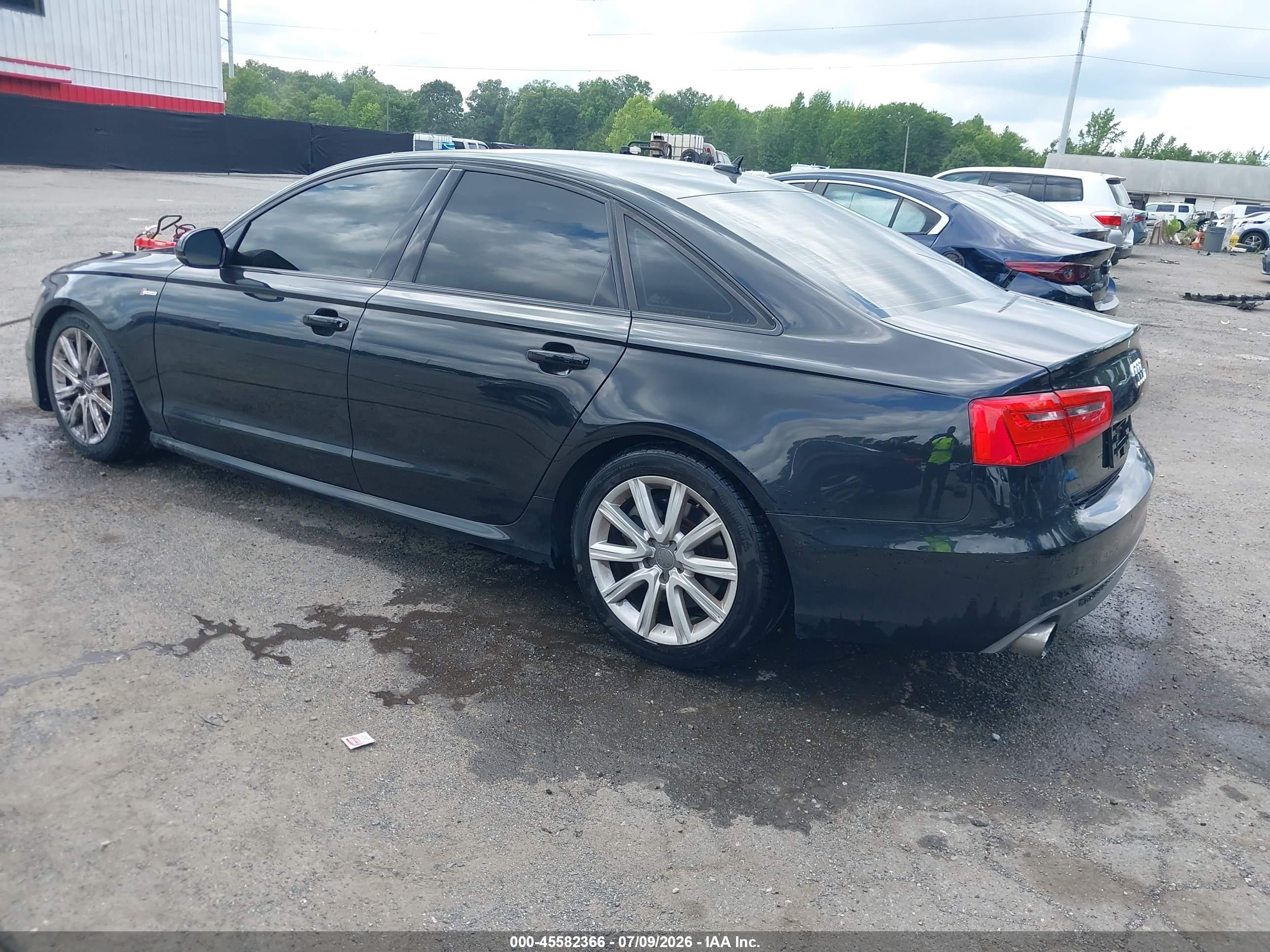 2013 Audi A6 3.0t Premium Черный vin: WAUHGAFC4DN020814