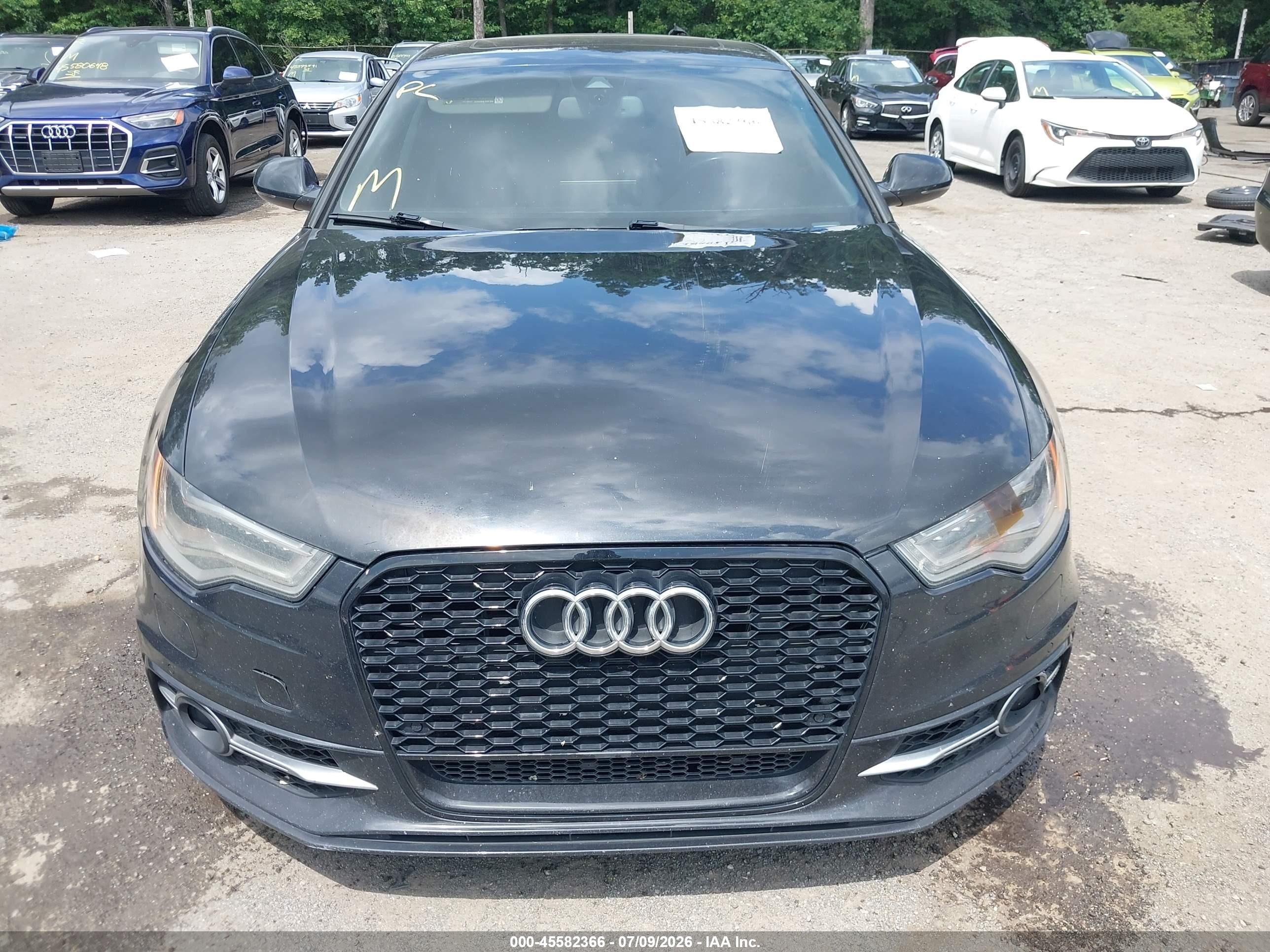 2013 Audi A6 3.0t Premium Черный vin: WAUHGAFC4DN020814