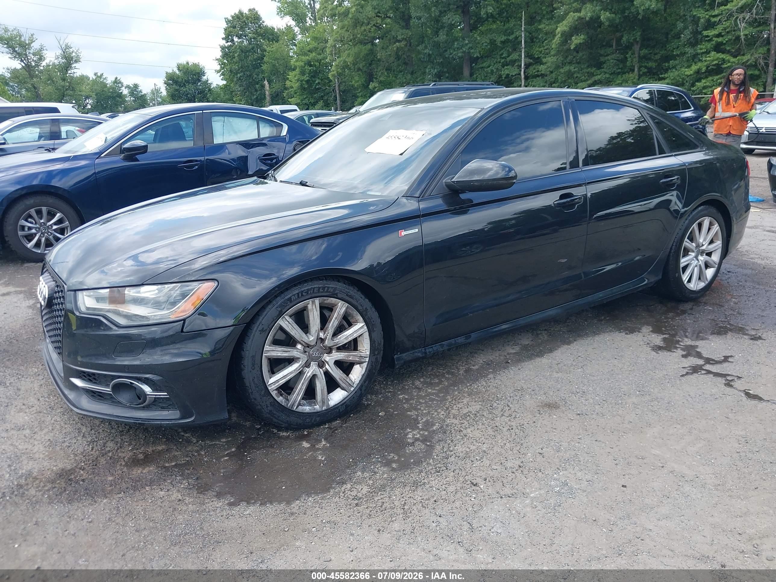 2013 Audi A6 3.0t Premium Черный vin: WAUHGAFC4DN020814