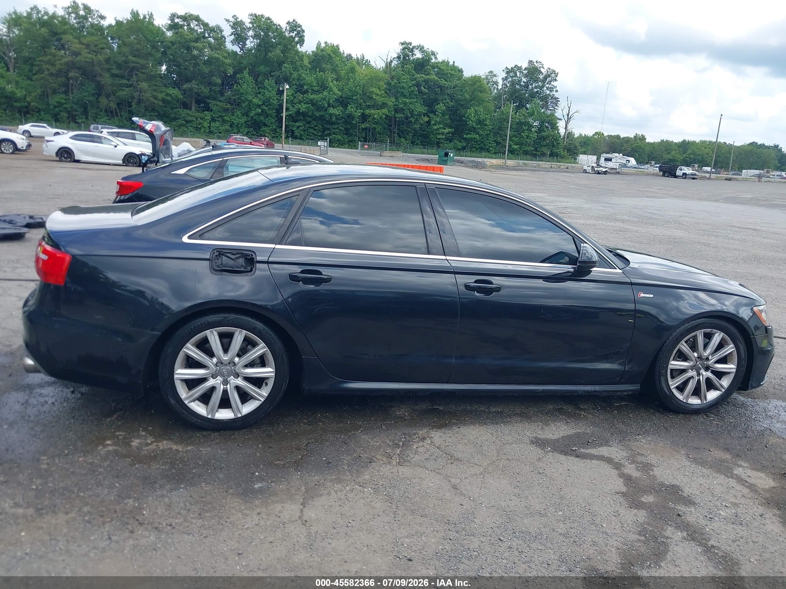 2013 Audi A6 3.0t Premium Черный vin: WAUHGAFC4DN020814