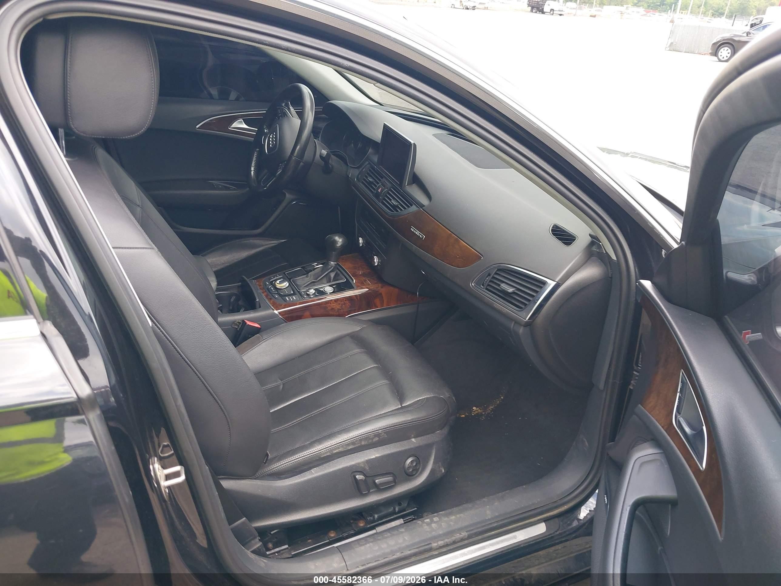 2013 Audi A6 3.0t Premium Черный vin: WAUHGAFC4DN020814