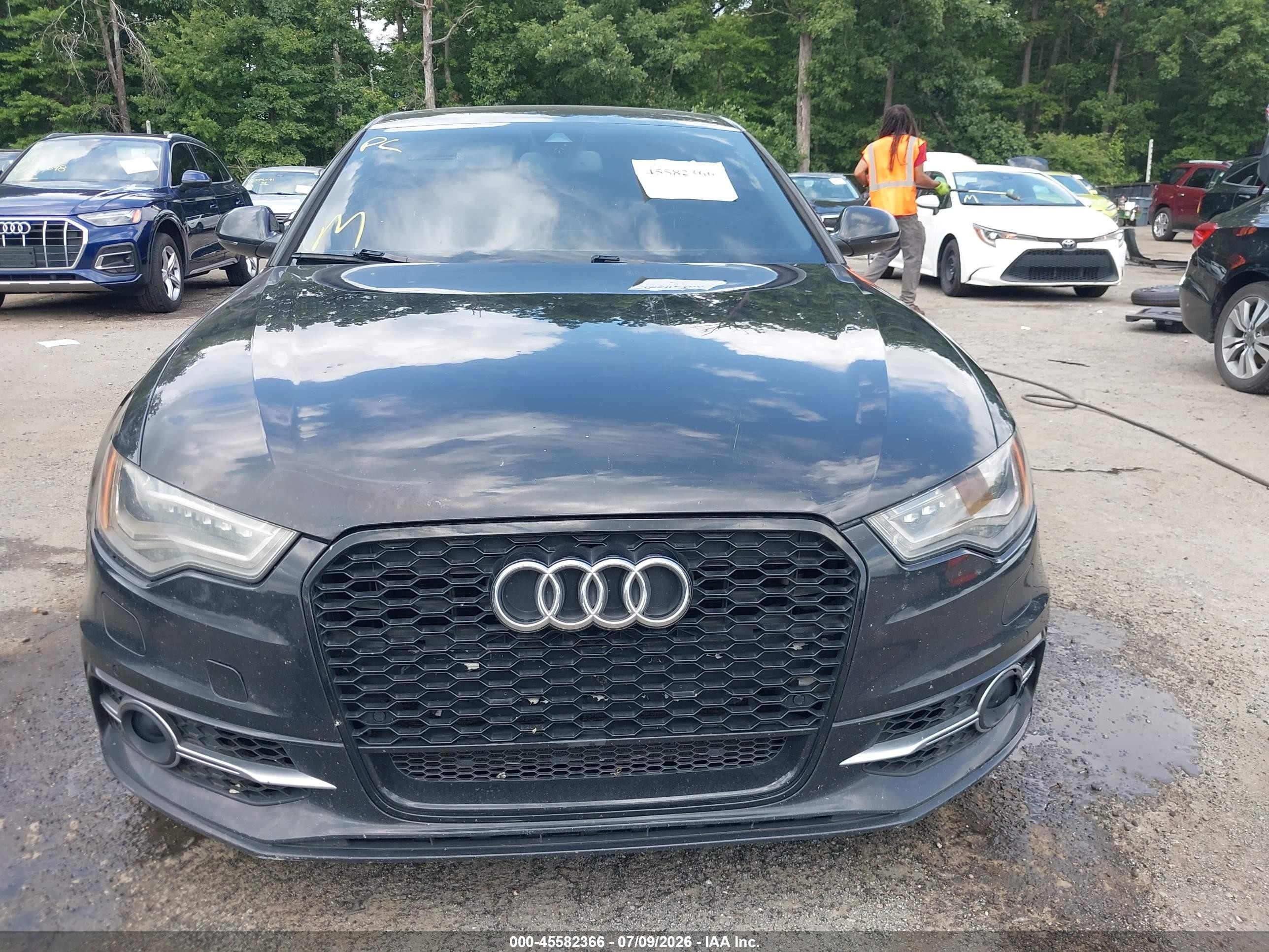 2013 Audi A6 3.0t Premium Черный vin: WAUHGAFC4DN020814