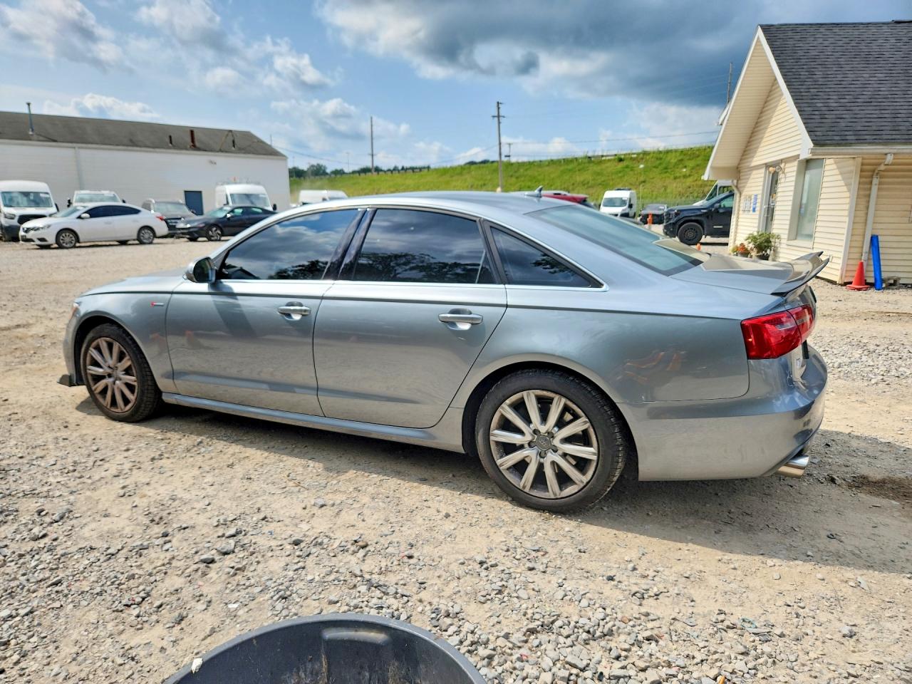 2013 Audi A6 Prestige Серый vin: WAUHGAFC4DN039797