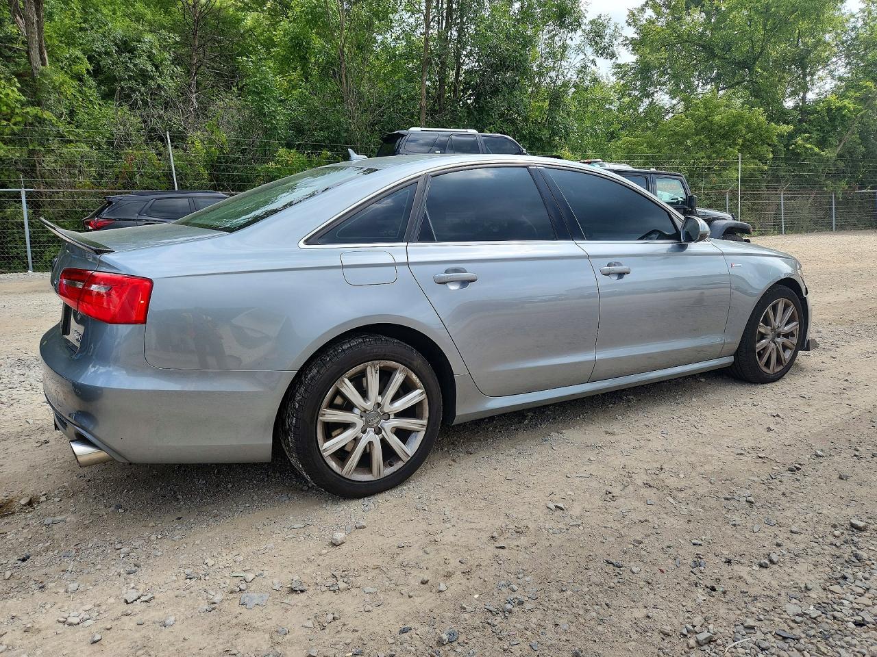 2013 Audi A6 Prestige Серый vin: WAUHGAFC4DN039797