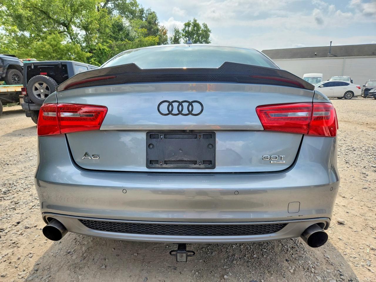 2013 Audi A6 Prestige Серый vin: WAUHGAFC4DN039797