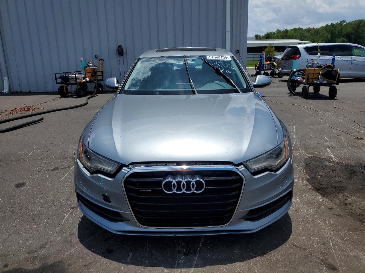 2013 Audi A6 Prestige Silver vin: WAUHGAFC4DN041968