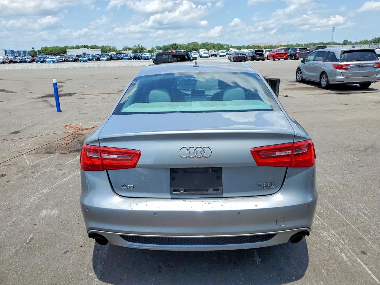 2013 Audi A6 Prestige Silver vin: WAUHGAFC4DN041968