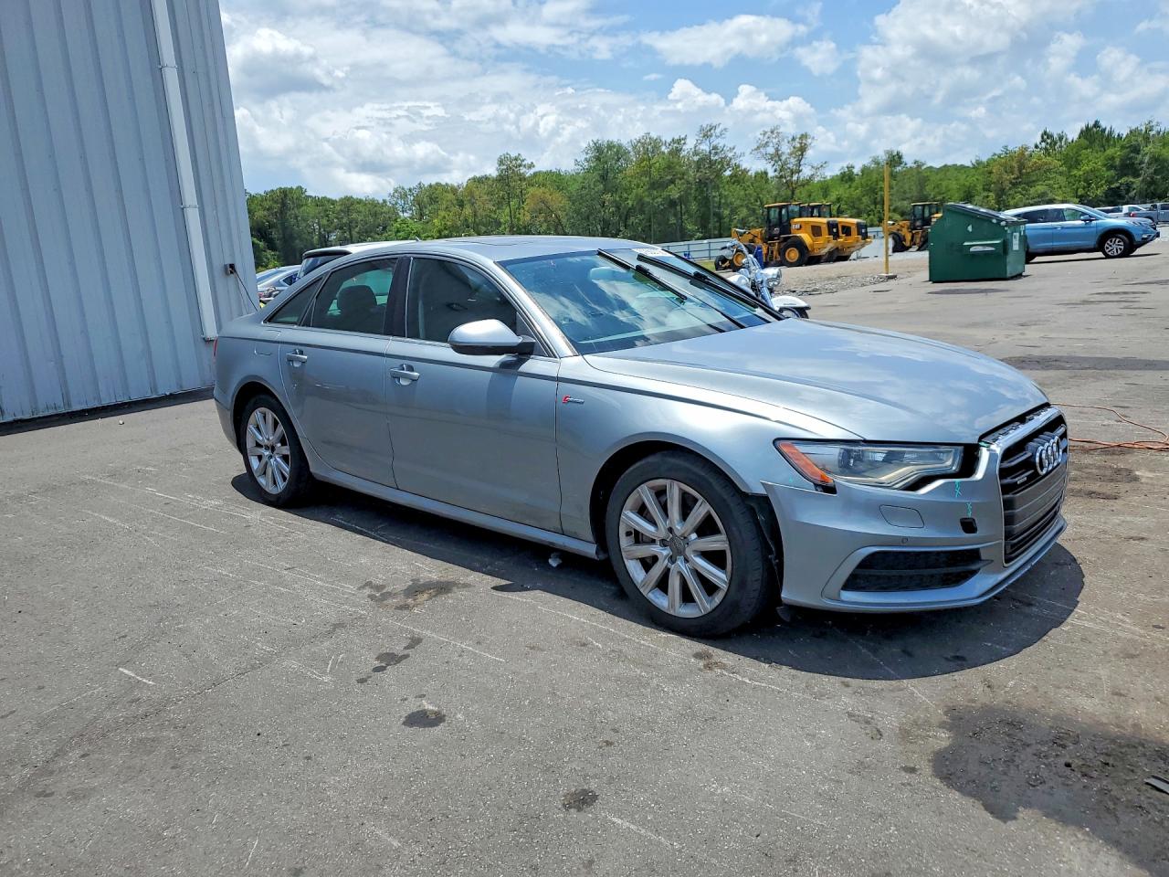 2013 Audi A6 Prestige Silver vin: WAUHGAFC4DN041968