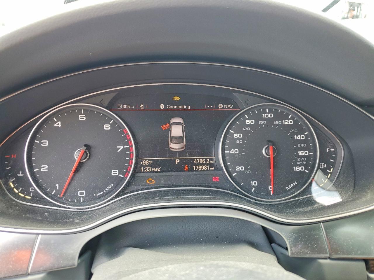 2013 Audi A6 Prestige Silver vin: WAUHGAFC4DN041968