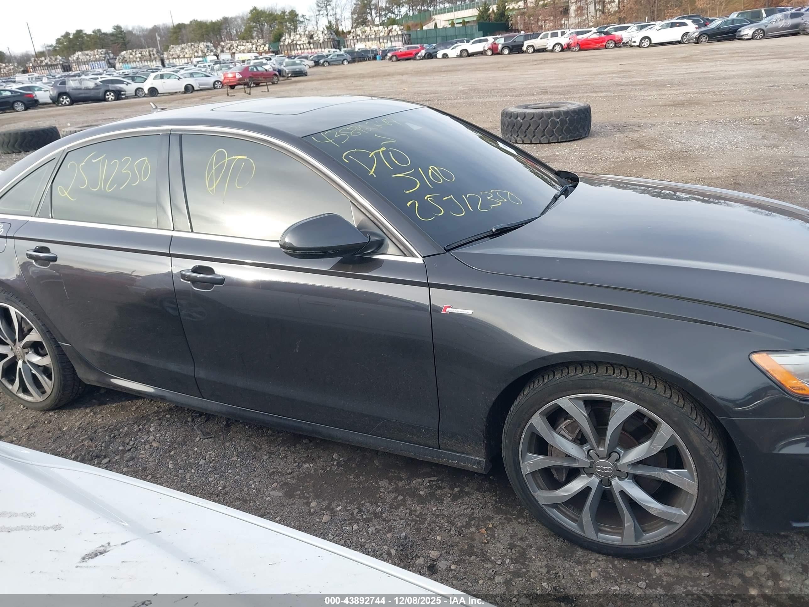 2013 Audi A6 3.0t Premium Gray vin: WAUHGAFC4DN076624