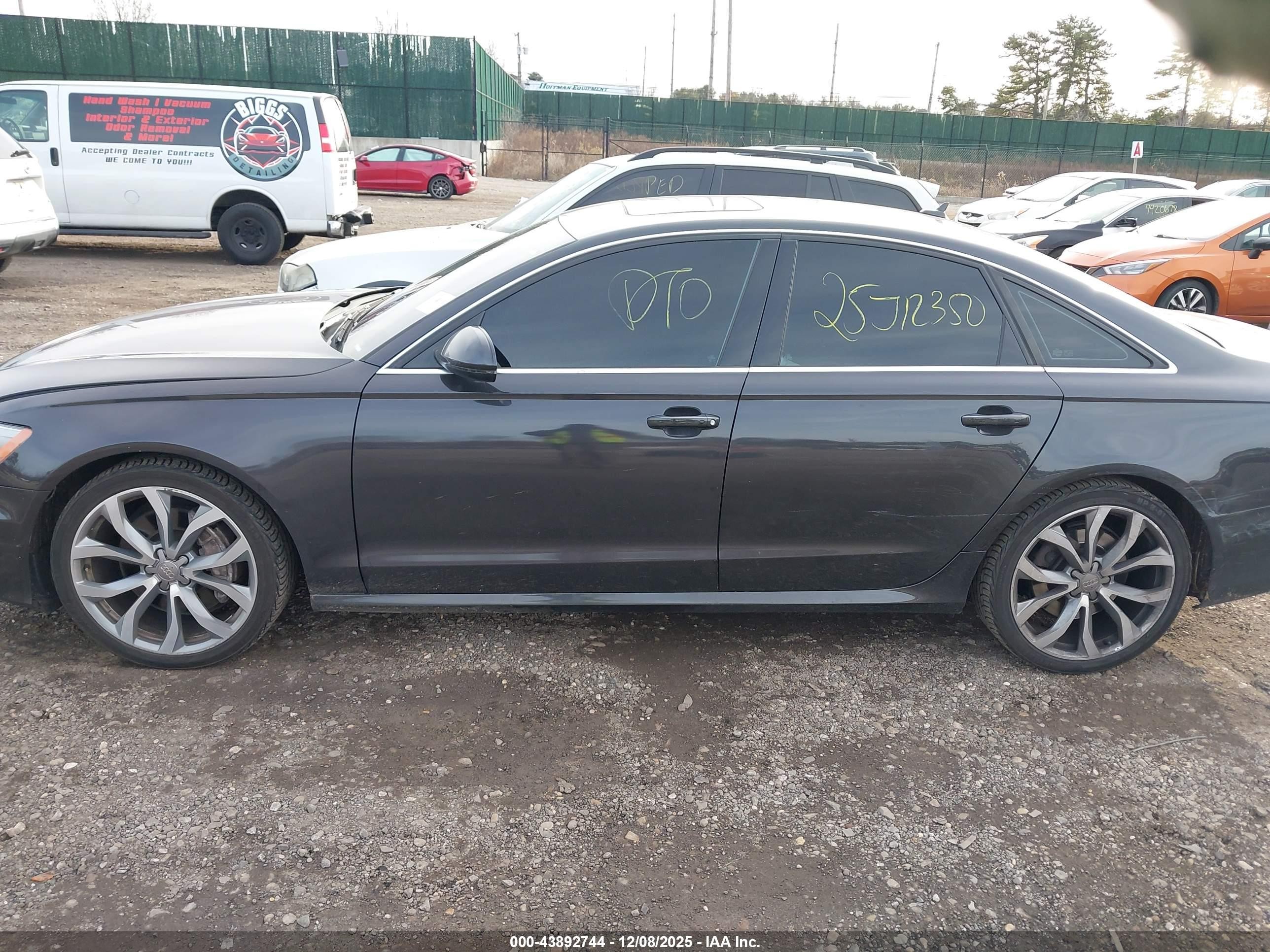 2013 Audi A6 3.0t Premium Gray vin: WAUHGAFC4DN076624