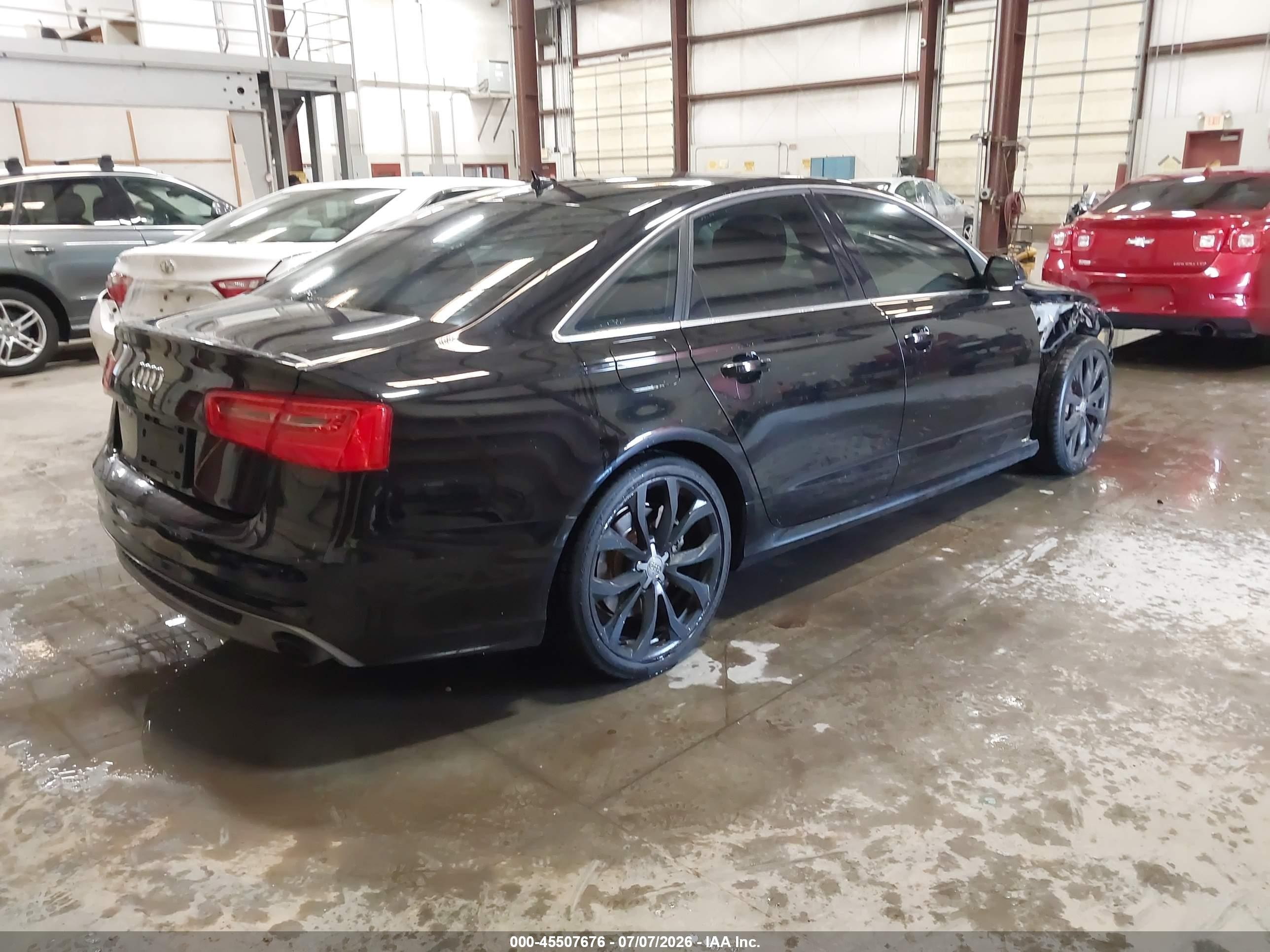 2013 Audi A6 3.0t Premium Black vin: WAUHGAFC4DN083220
