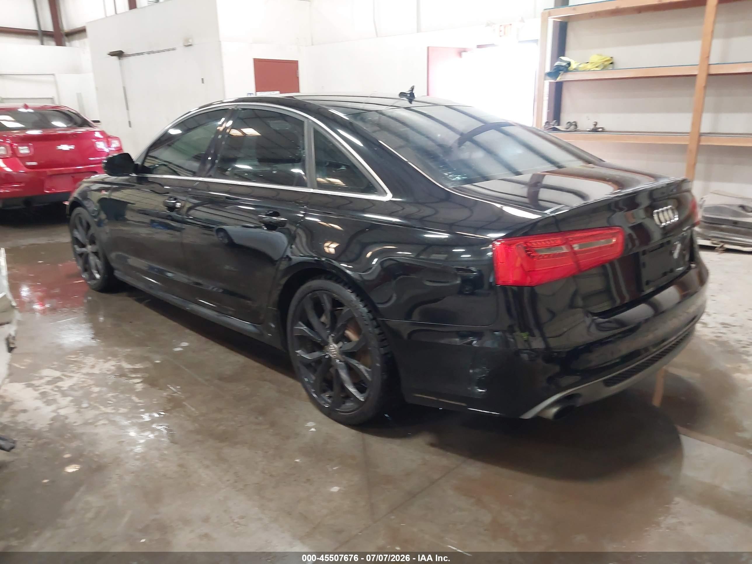 2013 Audi A6 3.0t Premium Black vin: WAUHGAFC4DN083220