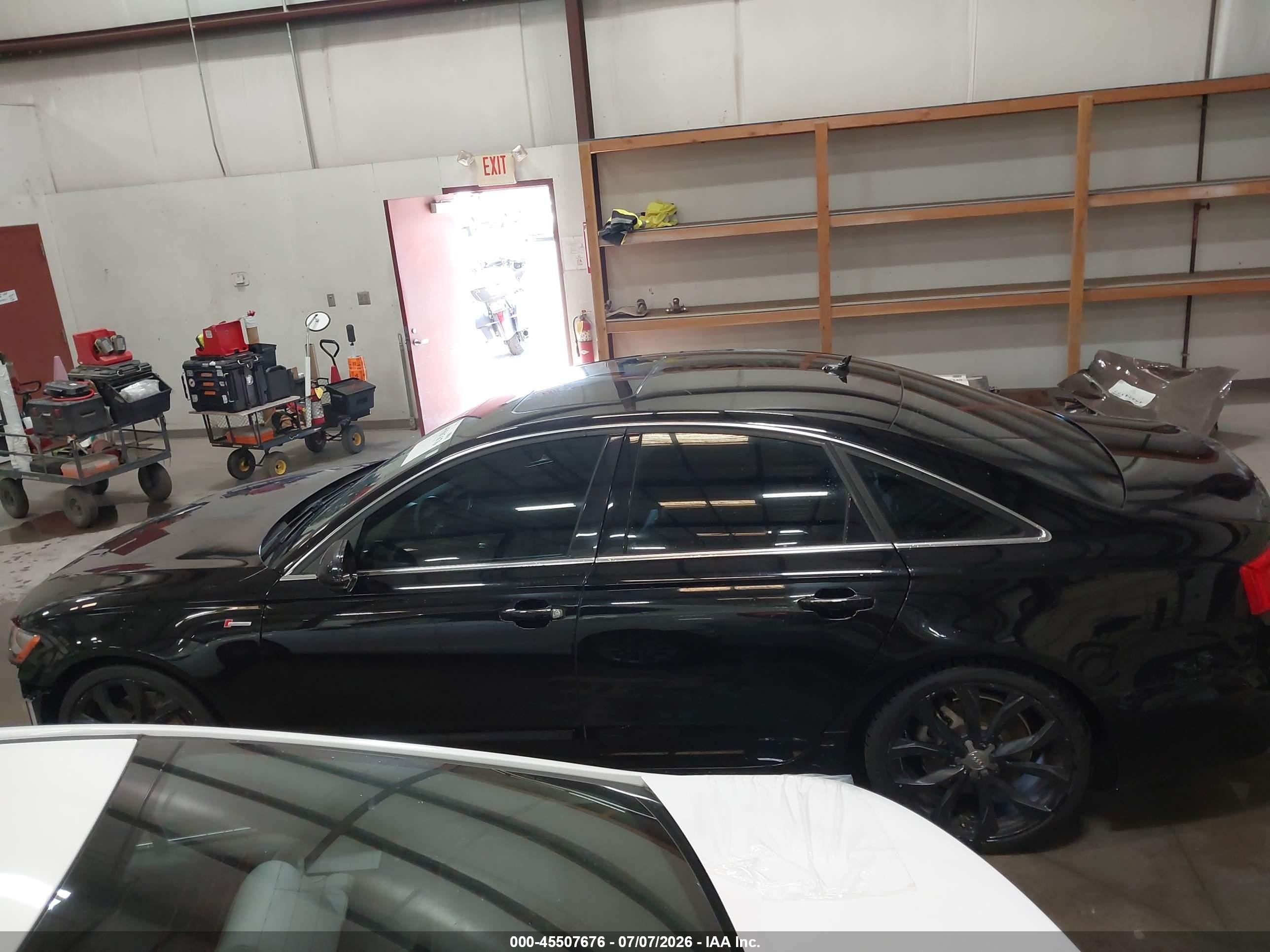 2013 Audi A6 3.0t Premium Black vin: WAUHGAFC4DN083220