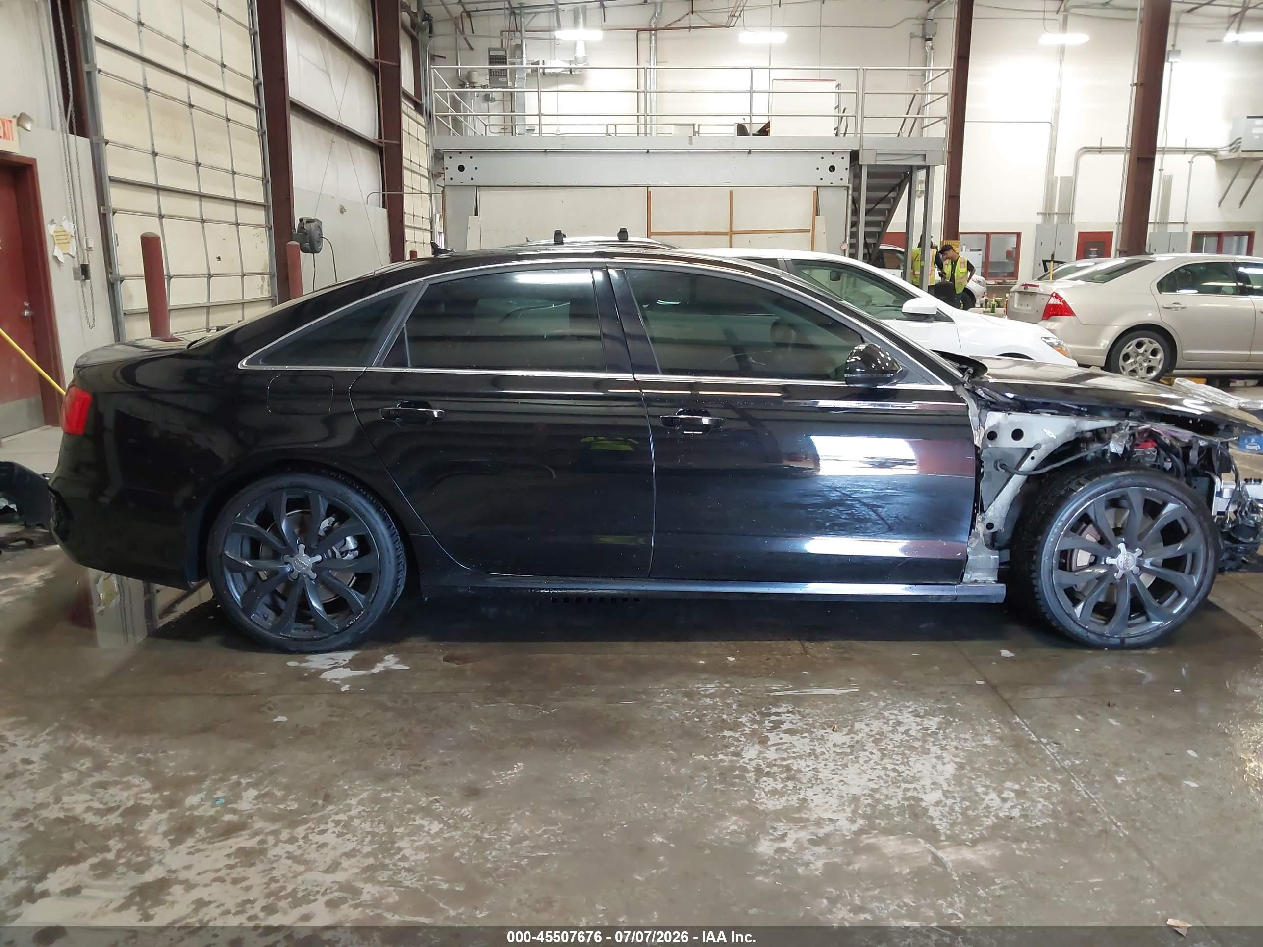 2013 Audi A6 3.0t Premium Black vin: WAUHGAFC4DN083220