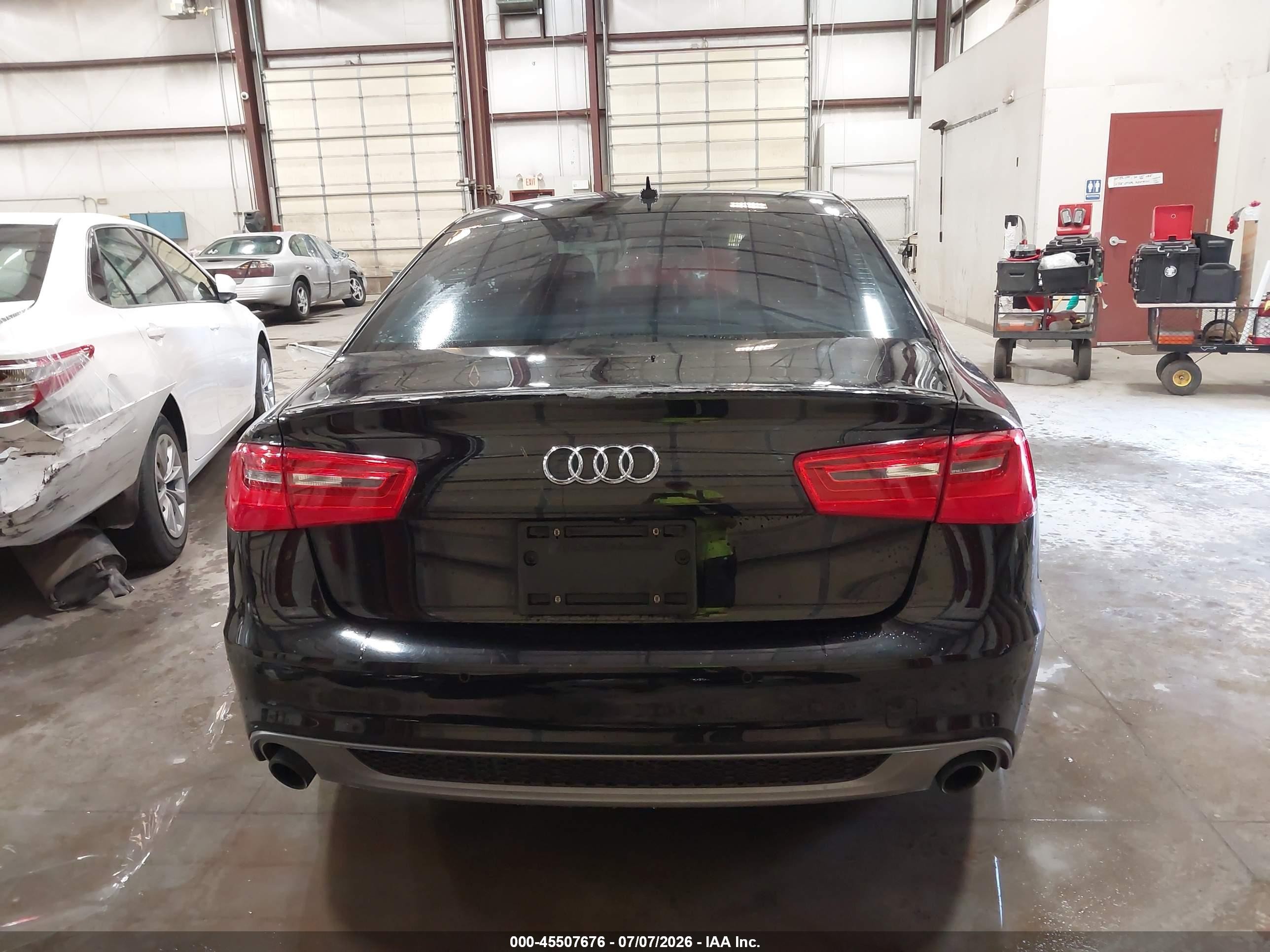 2013 Audi A6 3.0t Premium Black vin: WAUHGAFC4DN083220