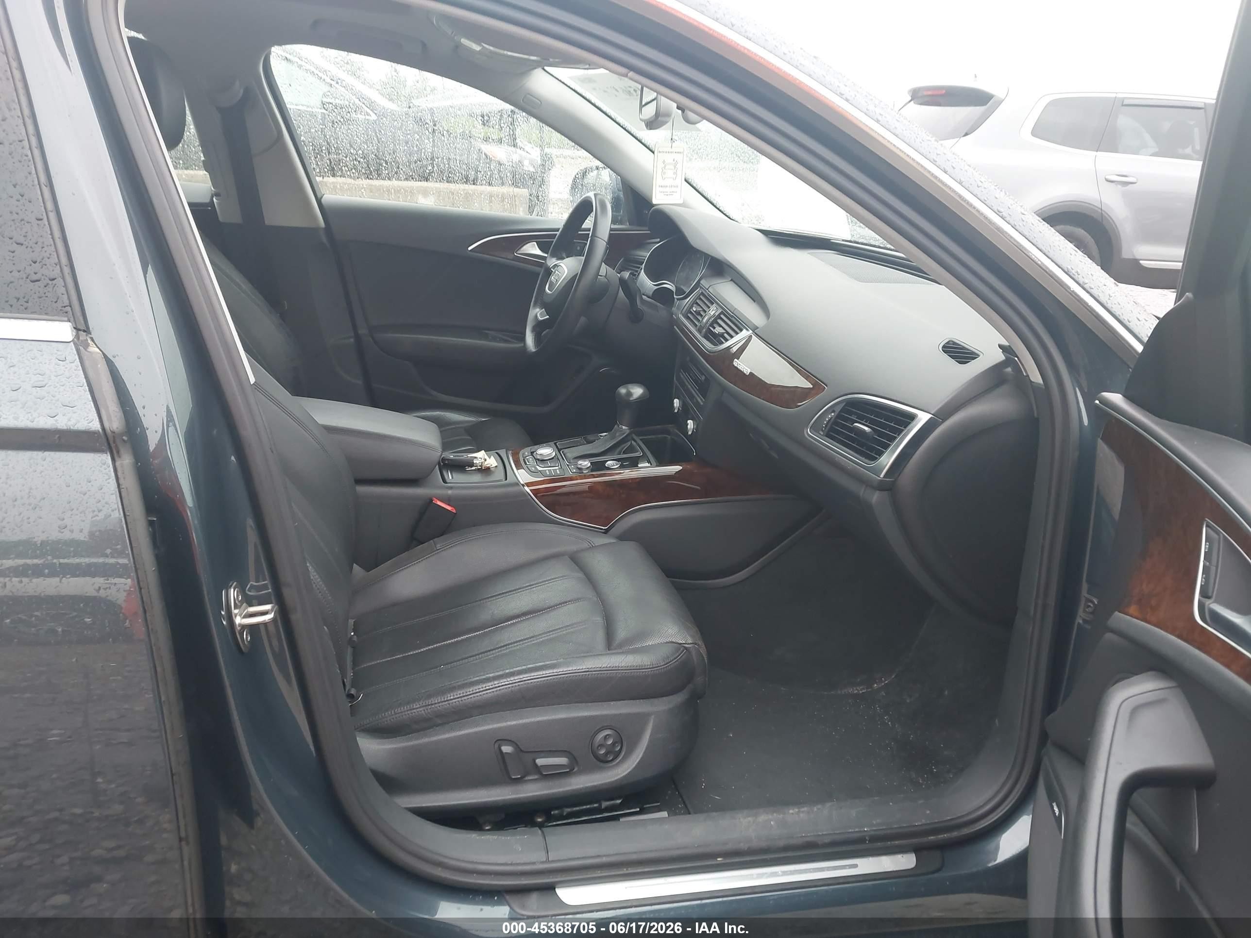 2014 Audi A6 3.0t Premium Plus Gray vin: WAUHGAFC4EN145071