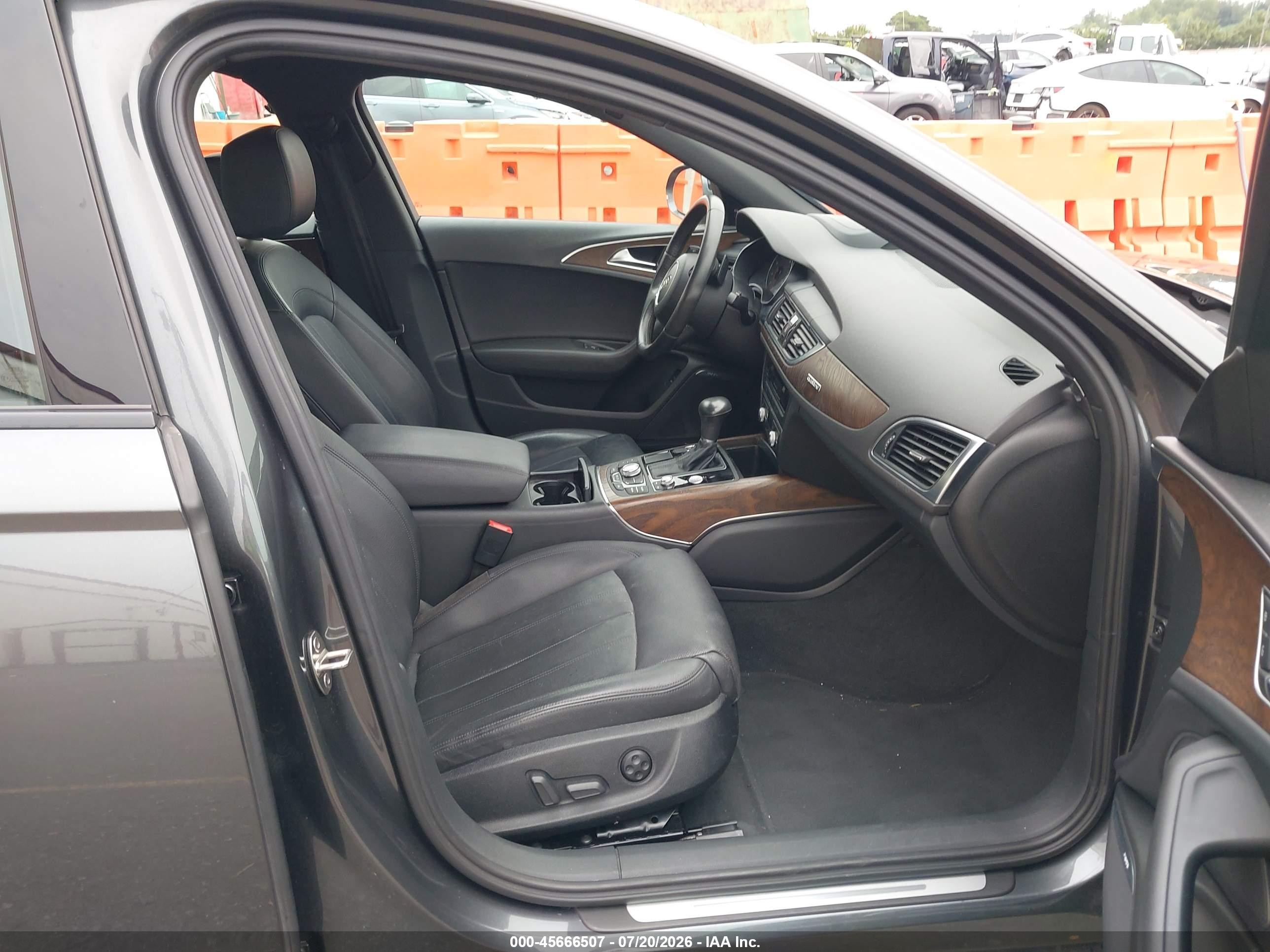 2015 Audi A6 3.0t Premium Plus Gray vin: WAUHGAFC4FN011338