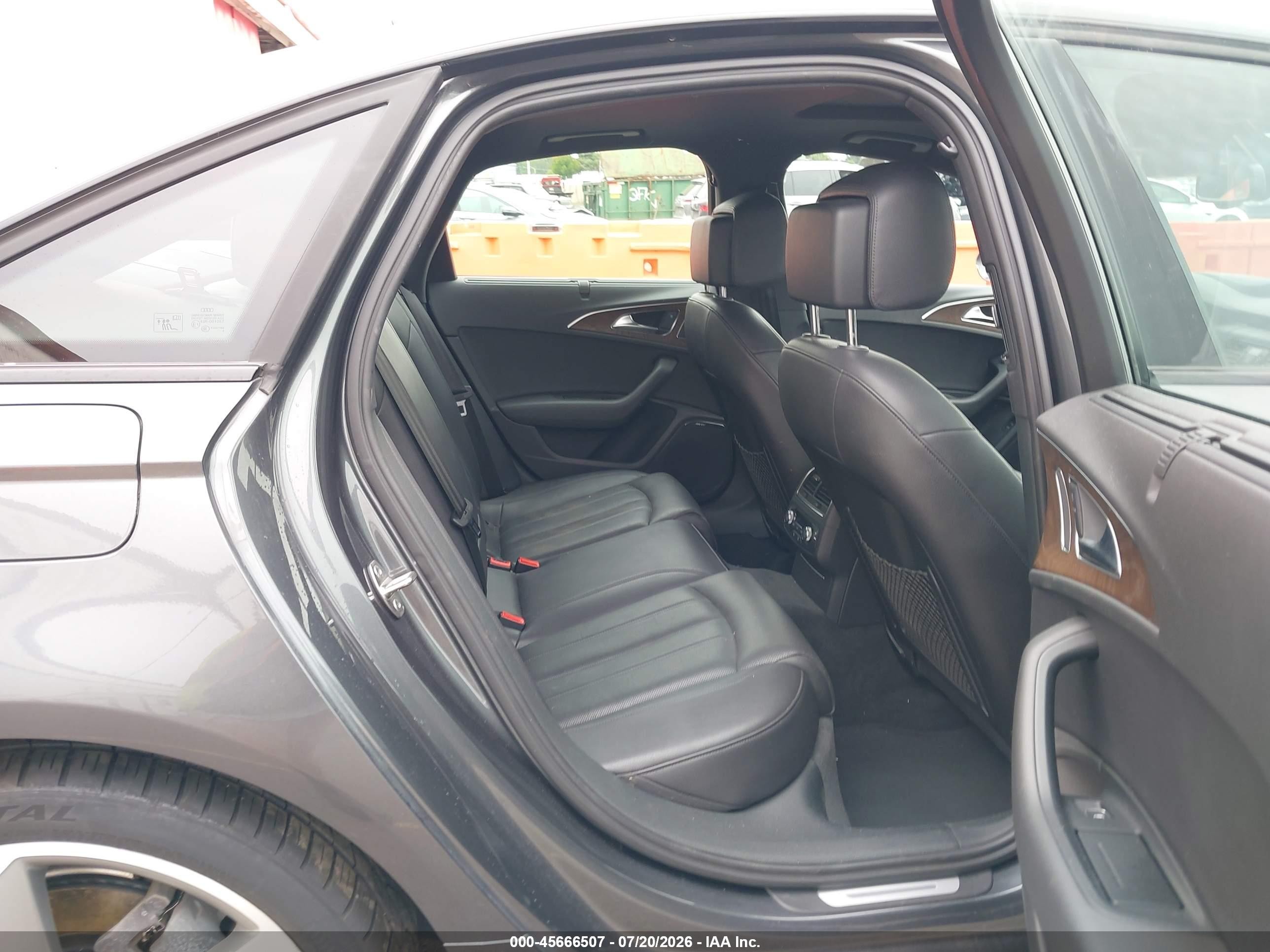 2015 Audi A6 3.0t Premium Plus Gray vin: WAUHGAFC4FN011338
