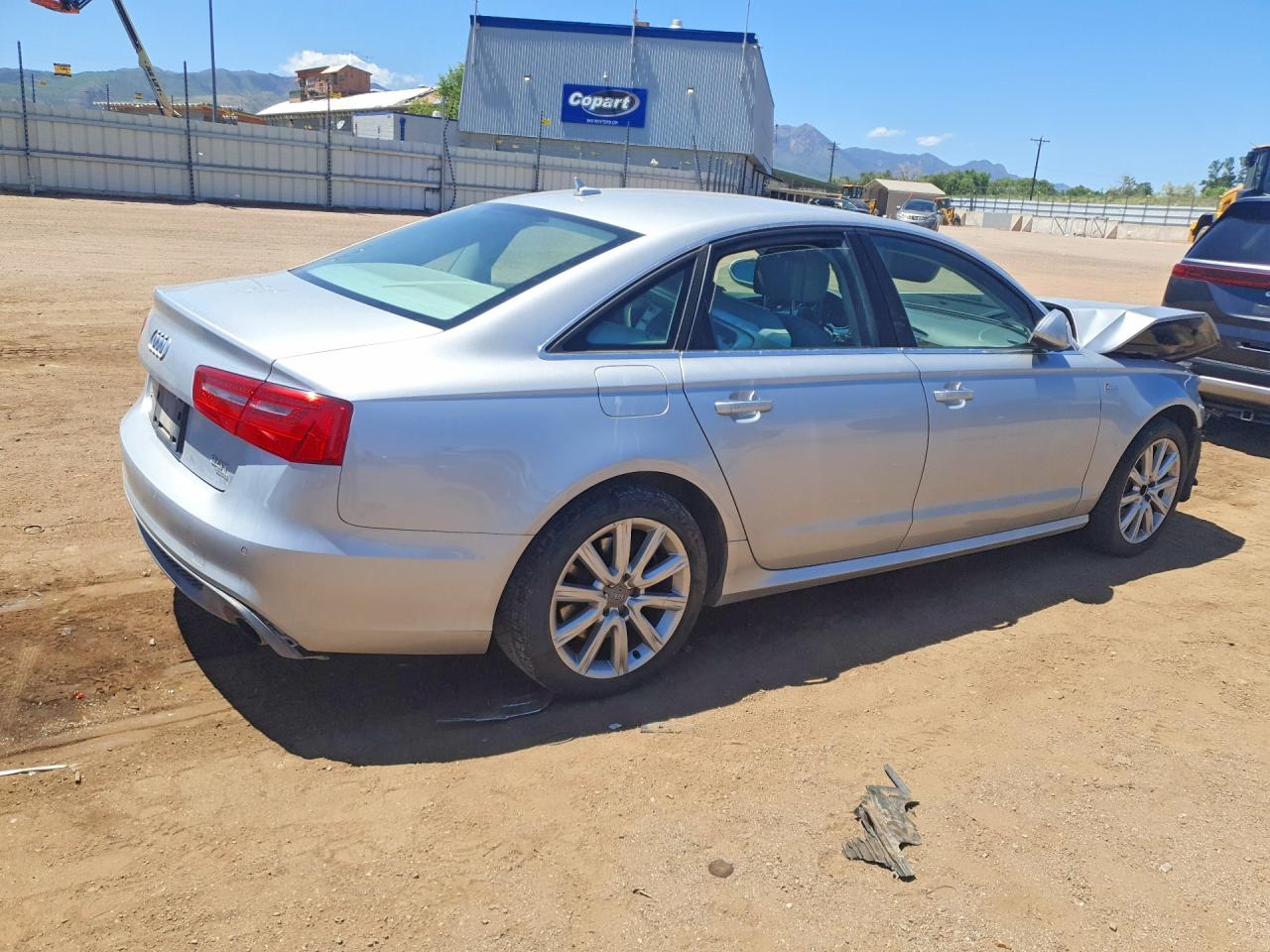 2012 Audi A6 Prestige Серебряный vin: WAUHGAFC5CN069096