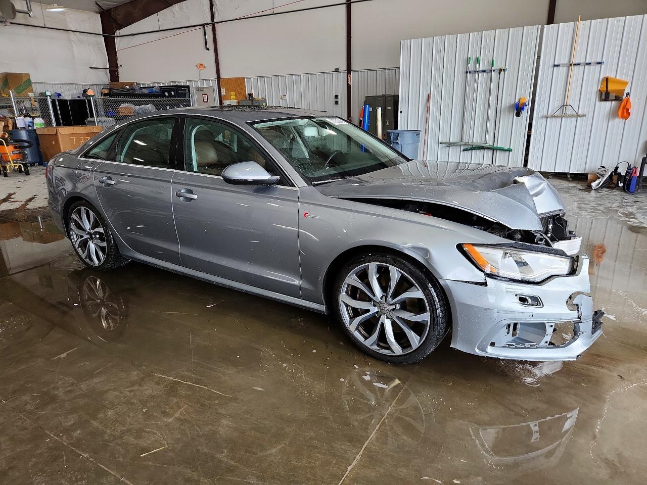 2012 Audi A6 Prestige Silver vin: WAUHGAFC5CN074797