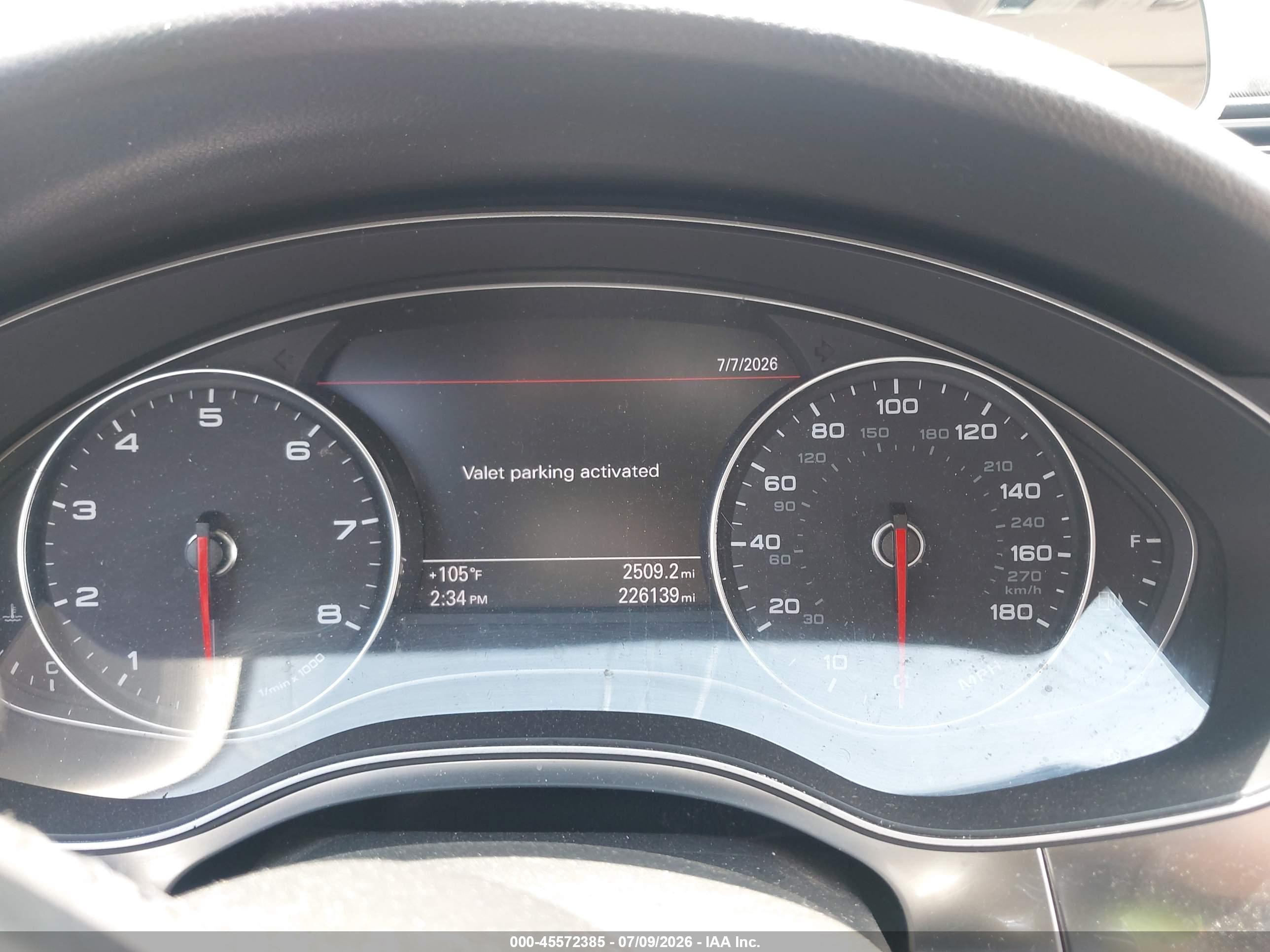 2012 Audi A6 3.0t Prestige Gray vin: WAUHGAFC5CN080664