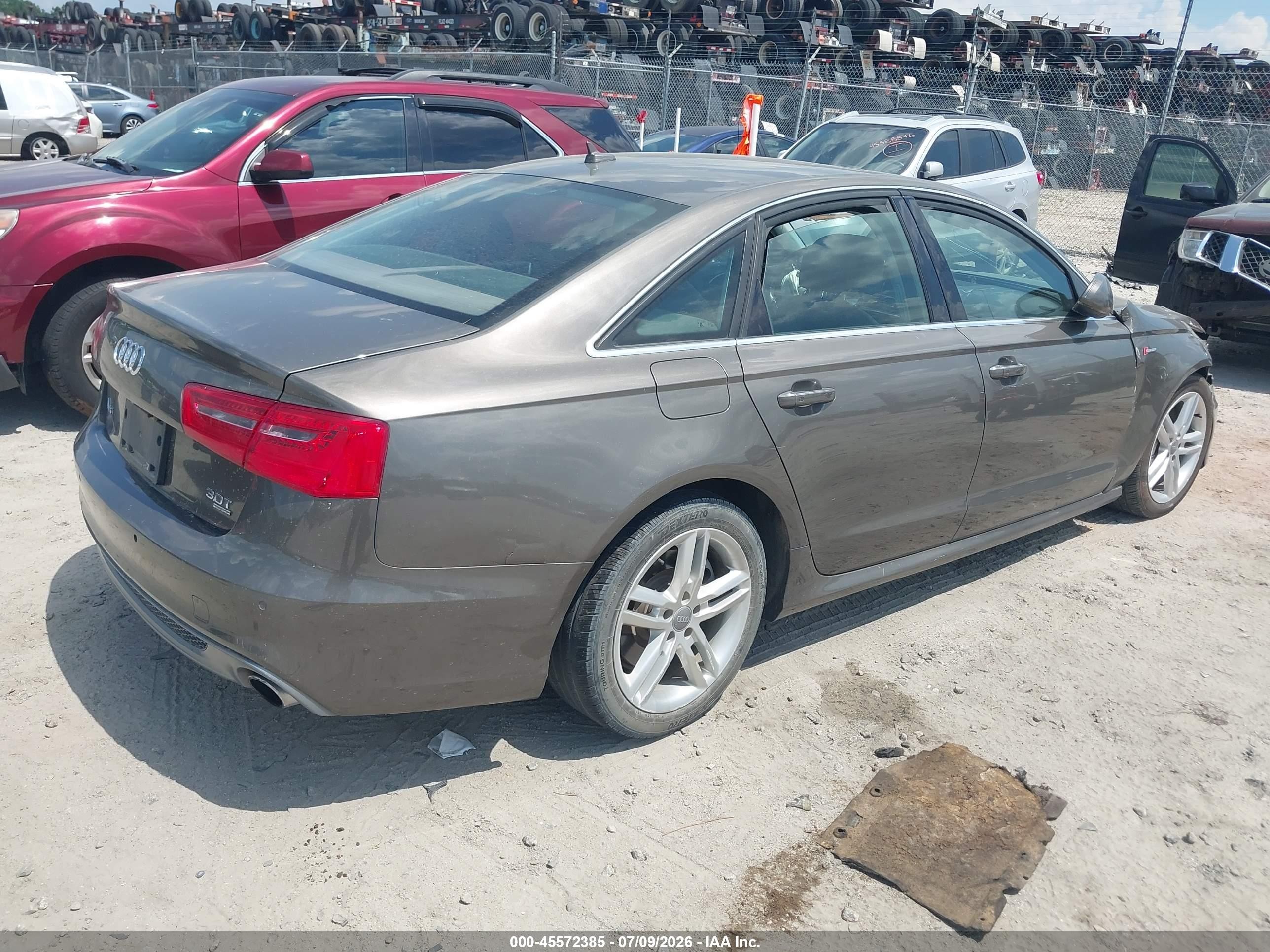 2012 Audi A6 3.0t Prestige Gray vin: WAUHGAFC5CN080664