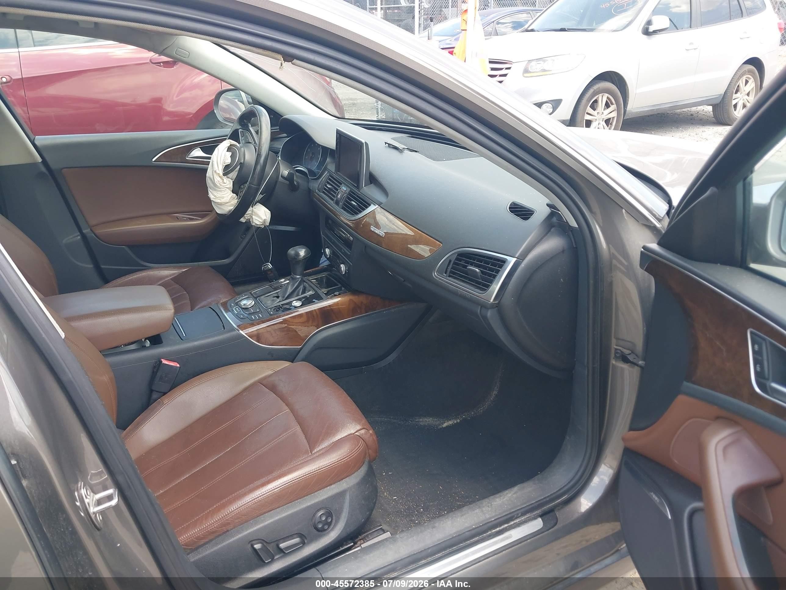 2012 Audi A6 3.0t Prestige Gray vin: WAUHGAFC5CN080664