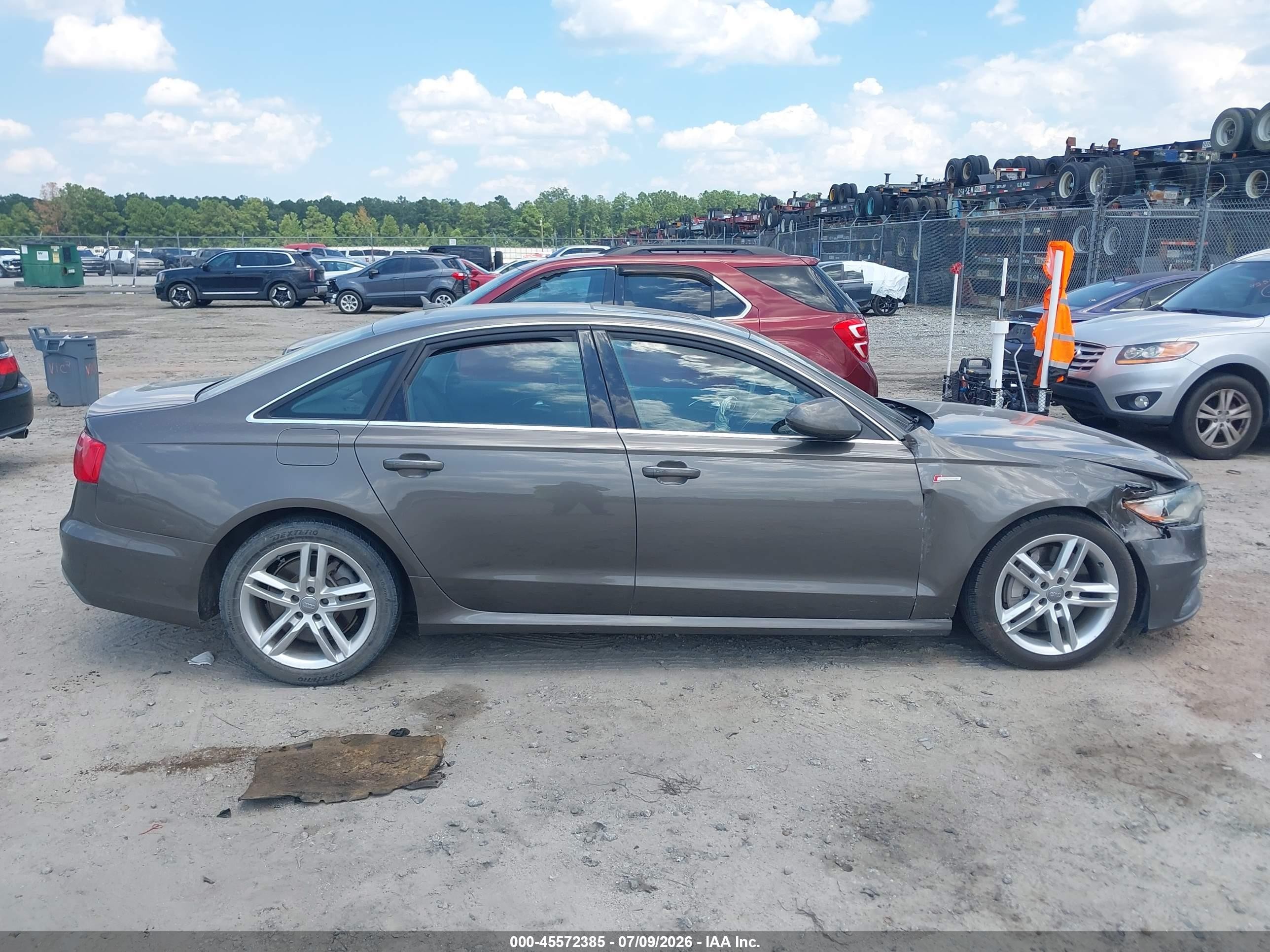 2012 Audi A6 3.0t Prestige Gray vin: WAUHGAFC5CN080664
