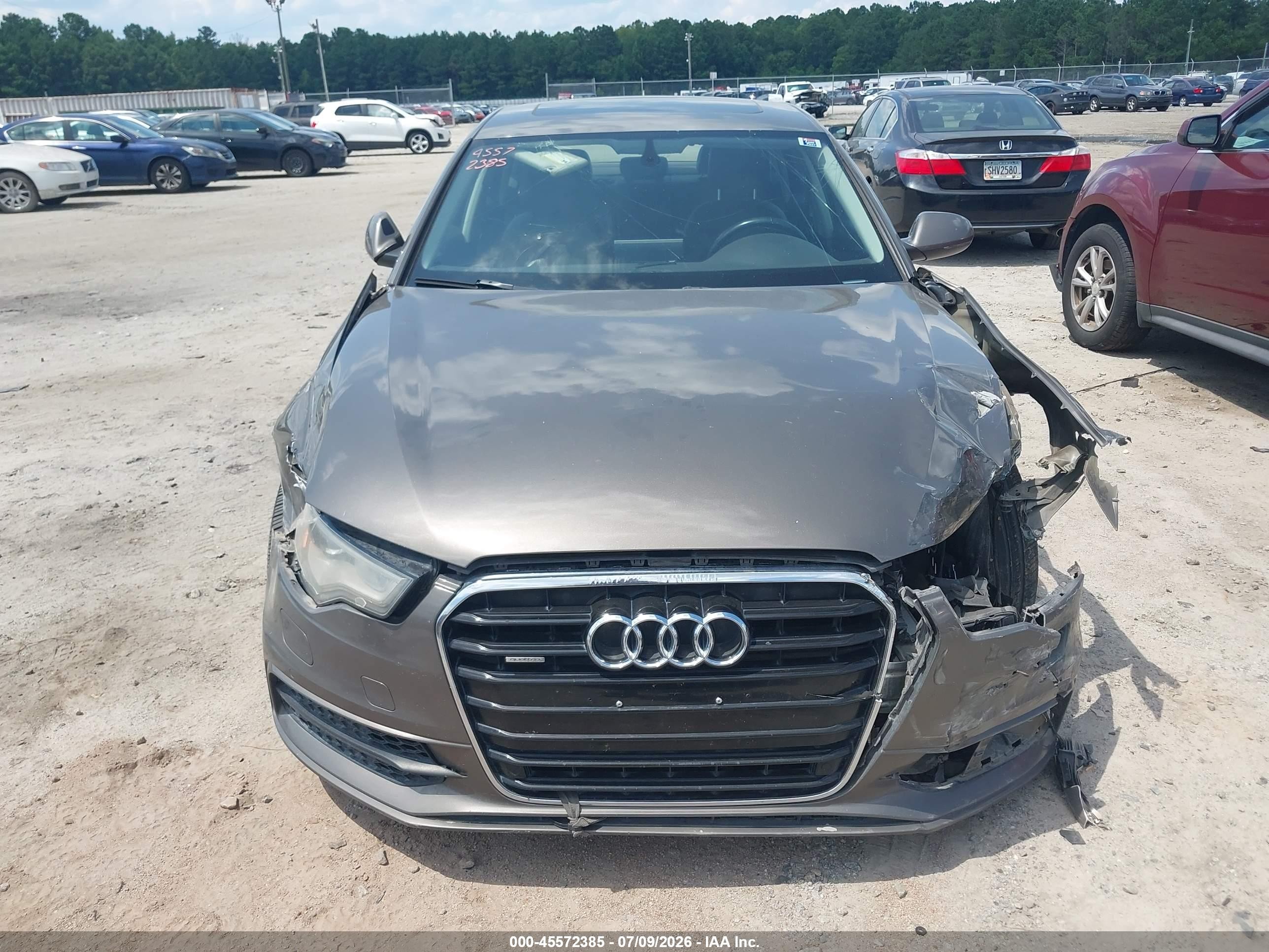2012 Audi A6 3.0t Prestige Gray vin: WAUHGAFC5CN080664