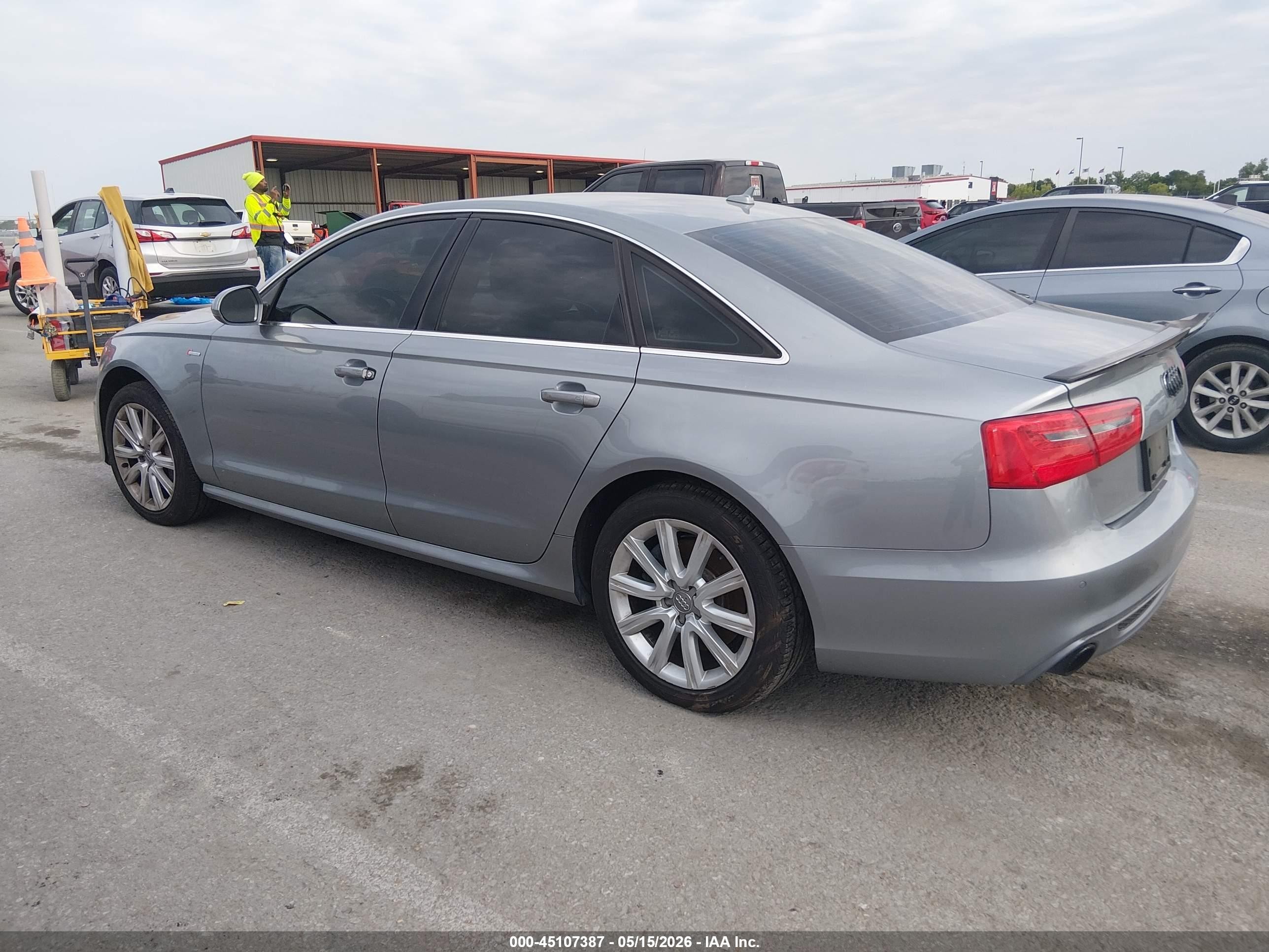 2012 Audi A6 3.0 Premium Gray vin: WAUHGAFC5CN087680