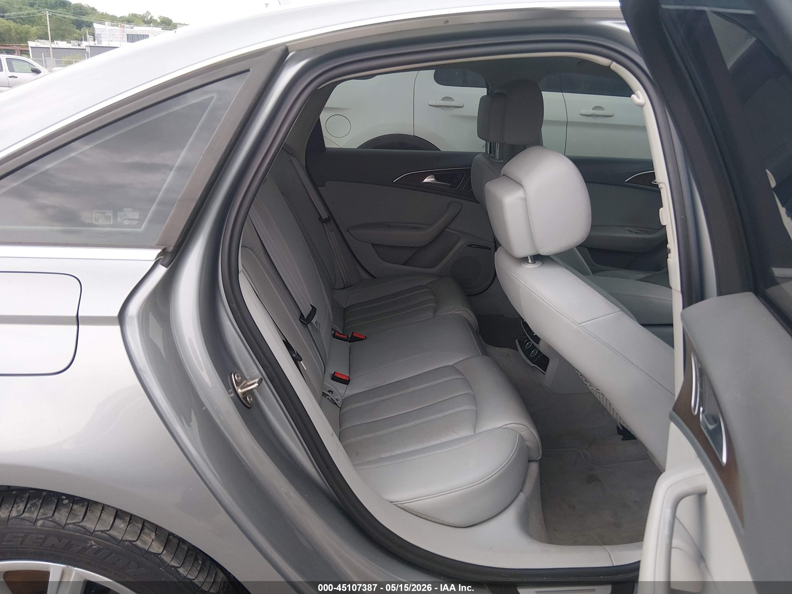 2012 Audi A6 3.0 Premium Gray vin: WAUHGAFC5CN087680