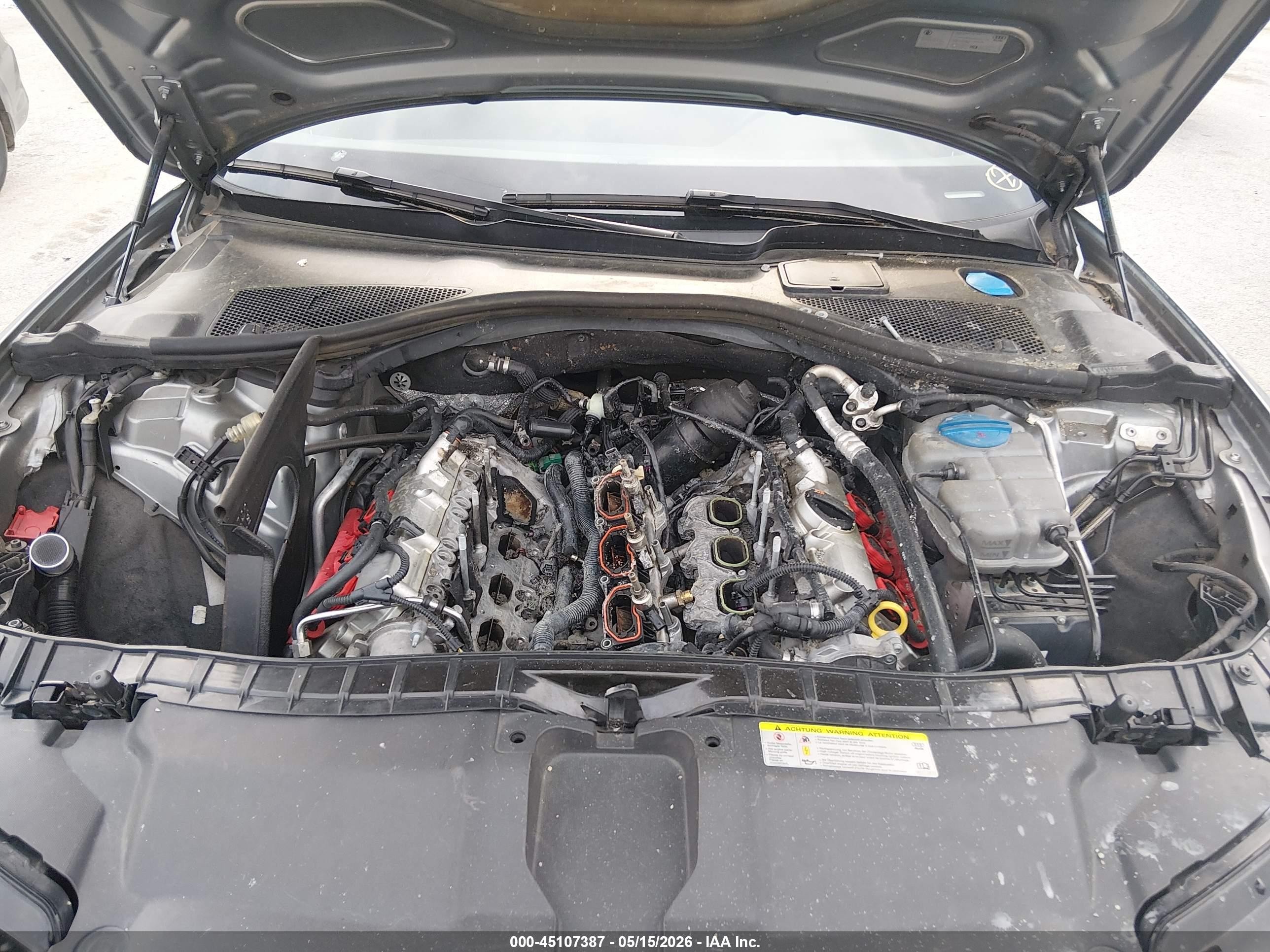 2012 Audi A6 3.0 Premium Gray vin: WAUHGAFC5CN087680