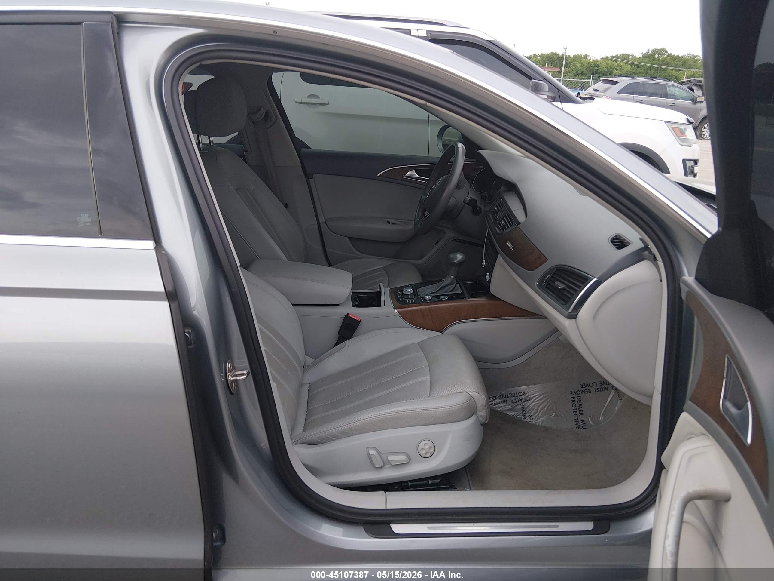 2012 Audi A6 3.0 Premium Gray vin: WAUHGAFC5CN087680