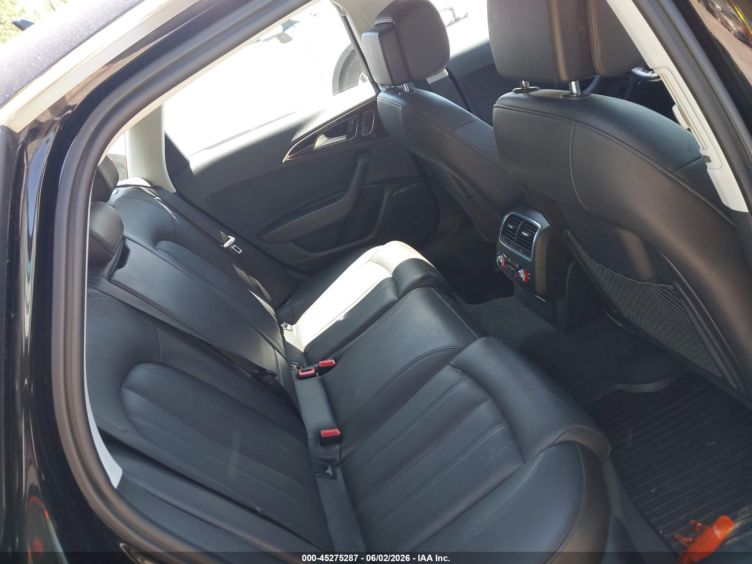 2014 Audi A6 3.0t Premium Plus Black vin: WAUHGAFC5EN051393