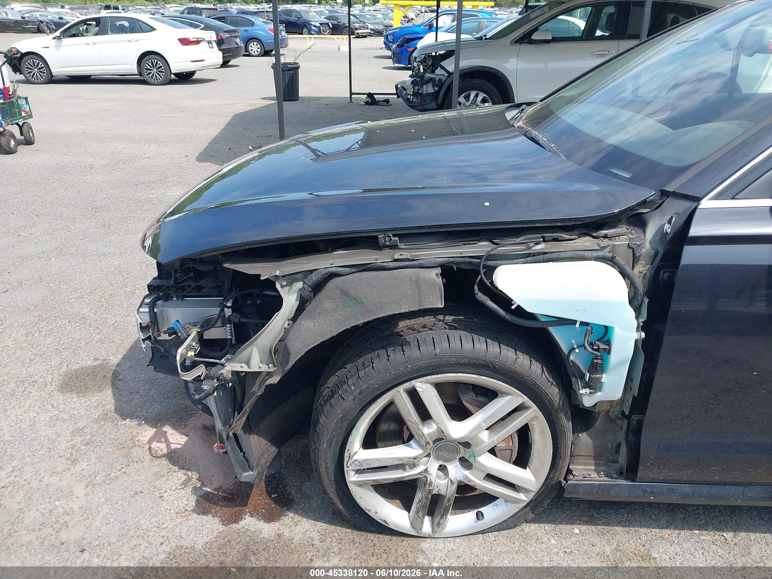 2014 Audi A6 3.0t Premium Plus Черный vin: WAUHGAFC5EN121555