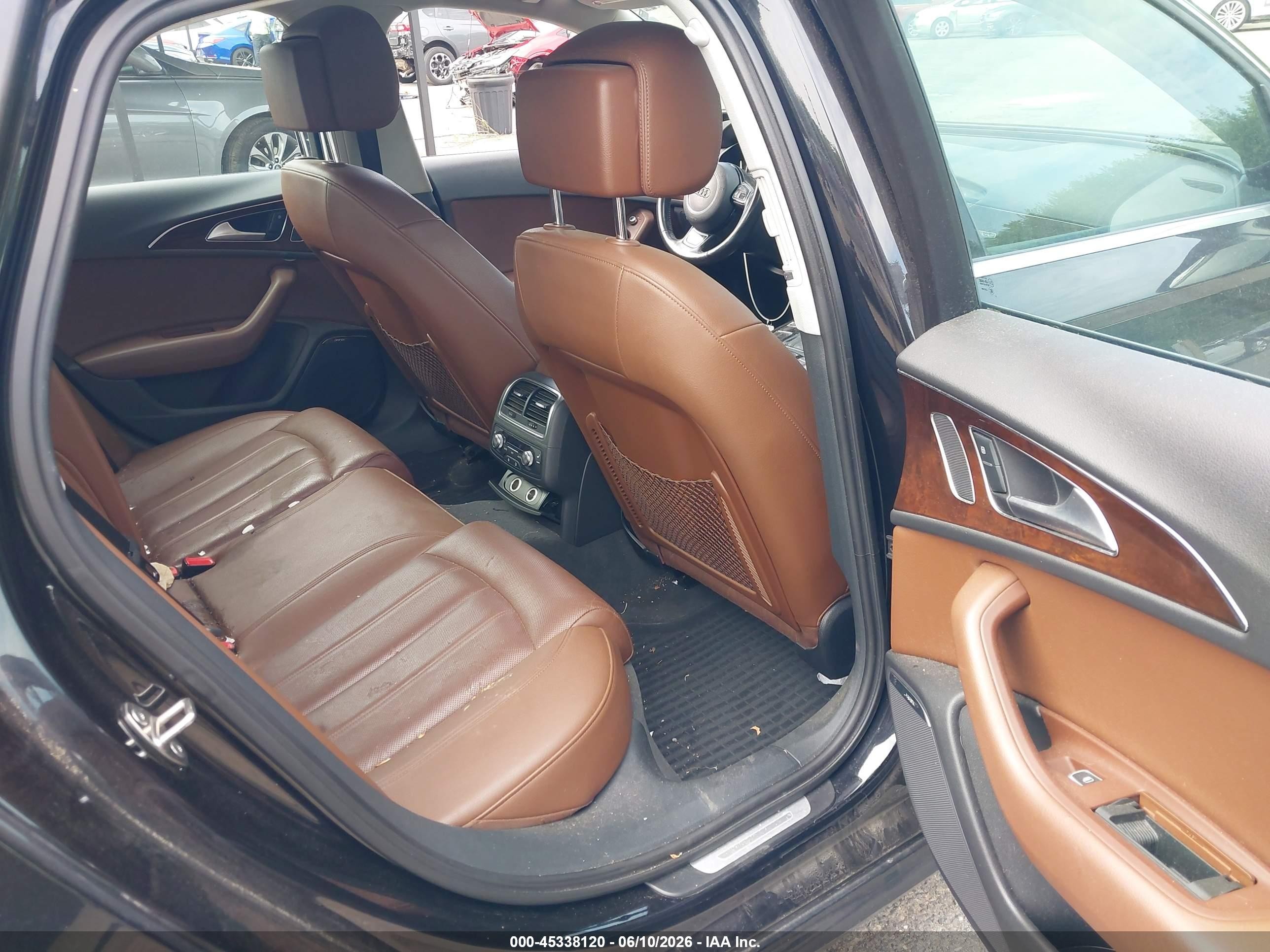 2014 Audi A6 3.0t Premium Plus Черный vin: WAUHGAFC5EN121555