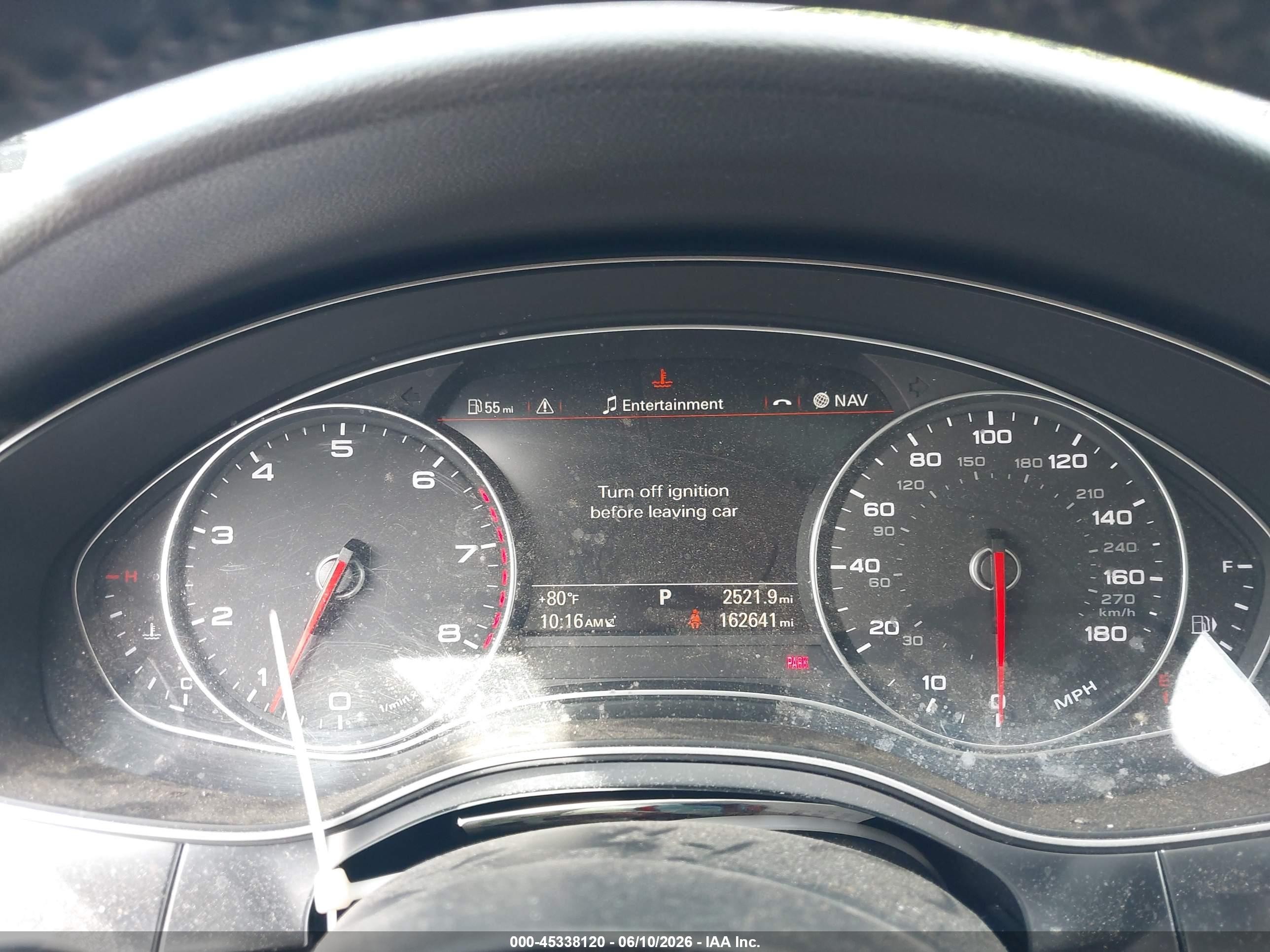 2014 Audi A6 3.0t Premium Plus Черный vin: WAUHGAFC5EN121555