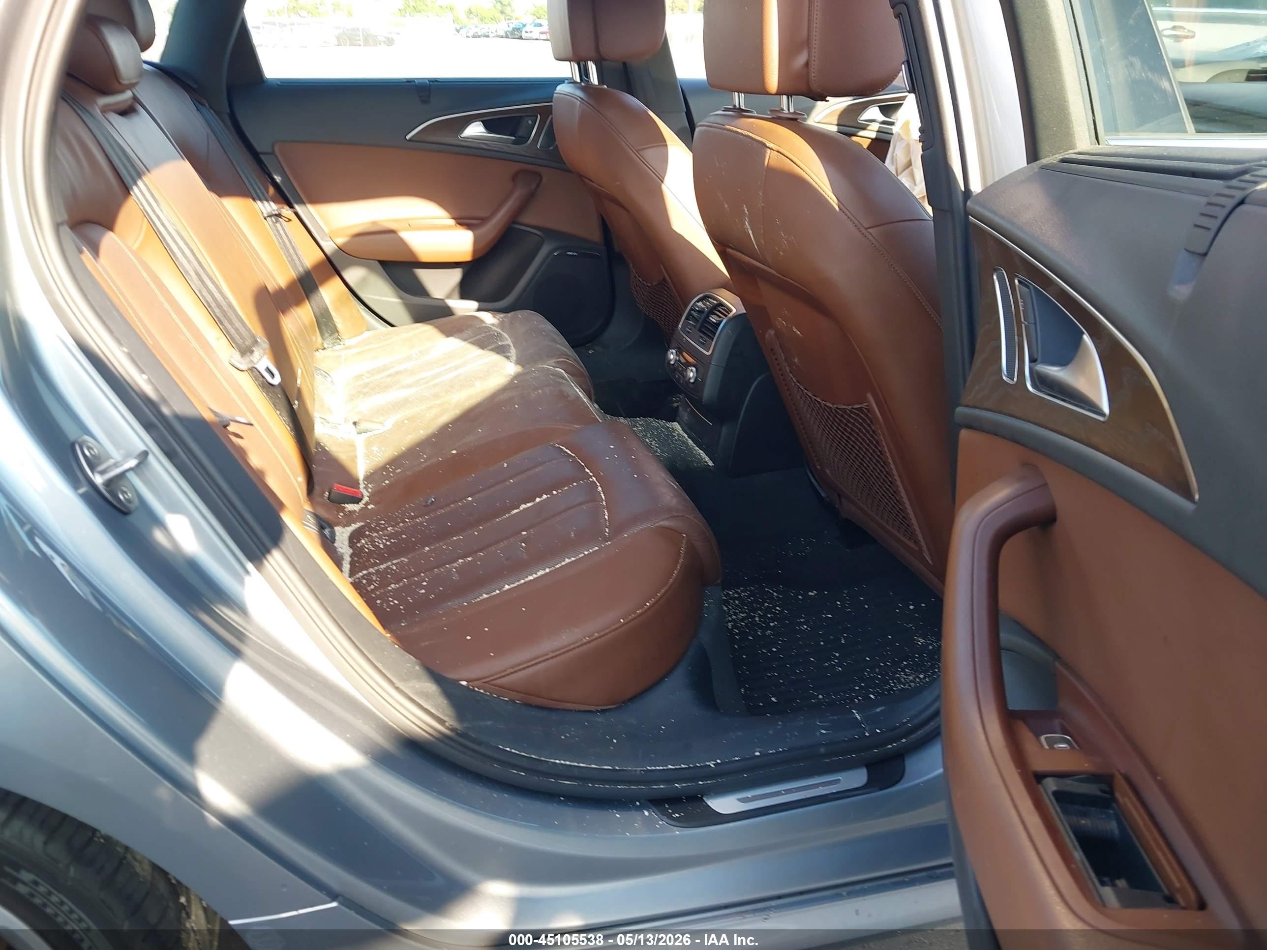 2015 Audi A6 3.0t Premium Plus Silver vin: WAUHGAFC5FN003152