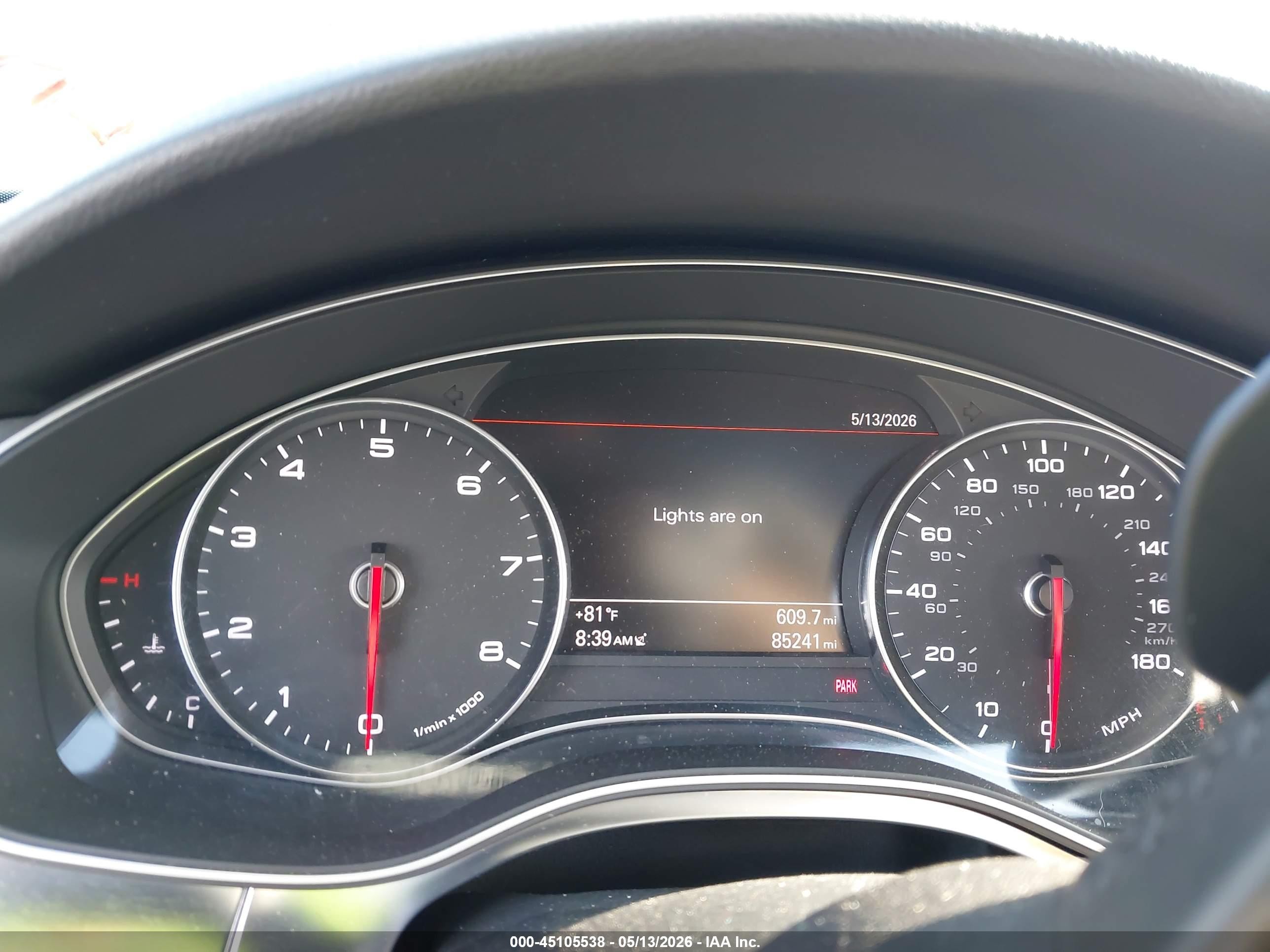 2015 Audi A6 3.0t Premium Plus Silver vin: WAUHGAFC5FN003152