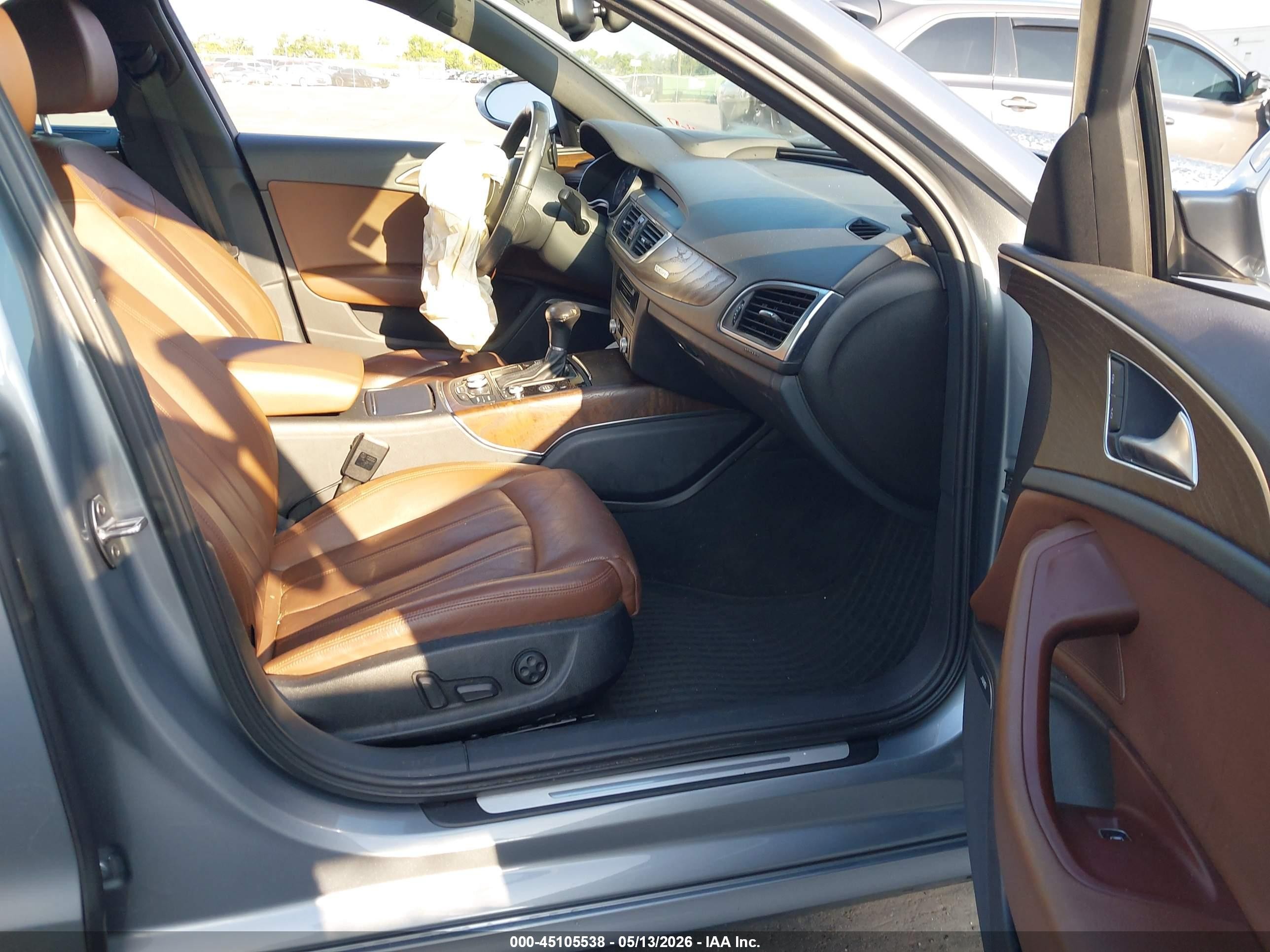 2015 Audi A6 3.0t Premium Plus Silver vin: WAUHGAFC5FN003152