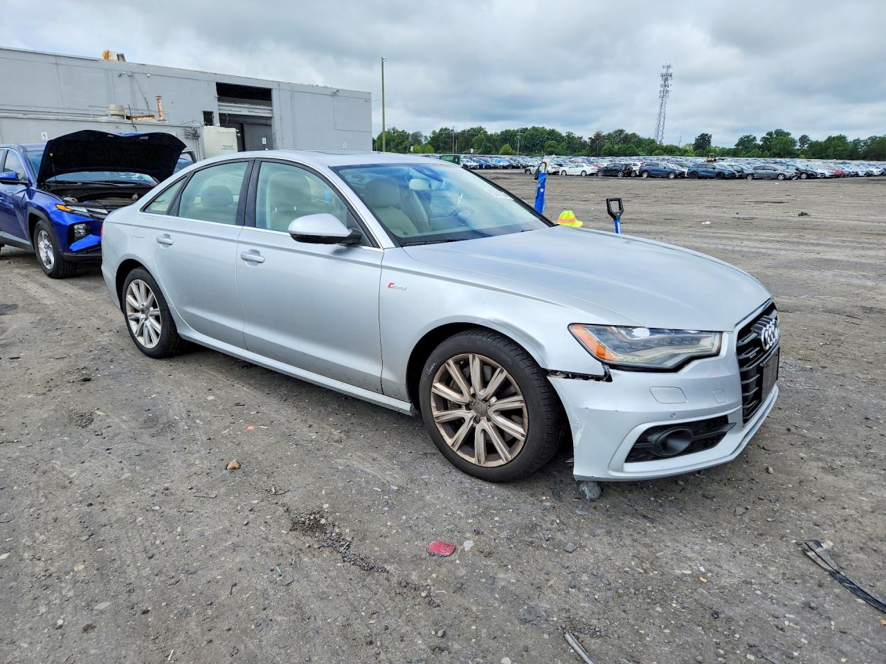2015 Audi A6 Prestige Silver vin: WAUHGAFC5FN004690