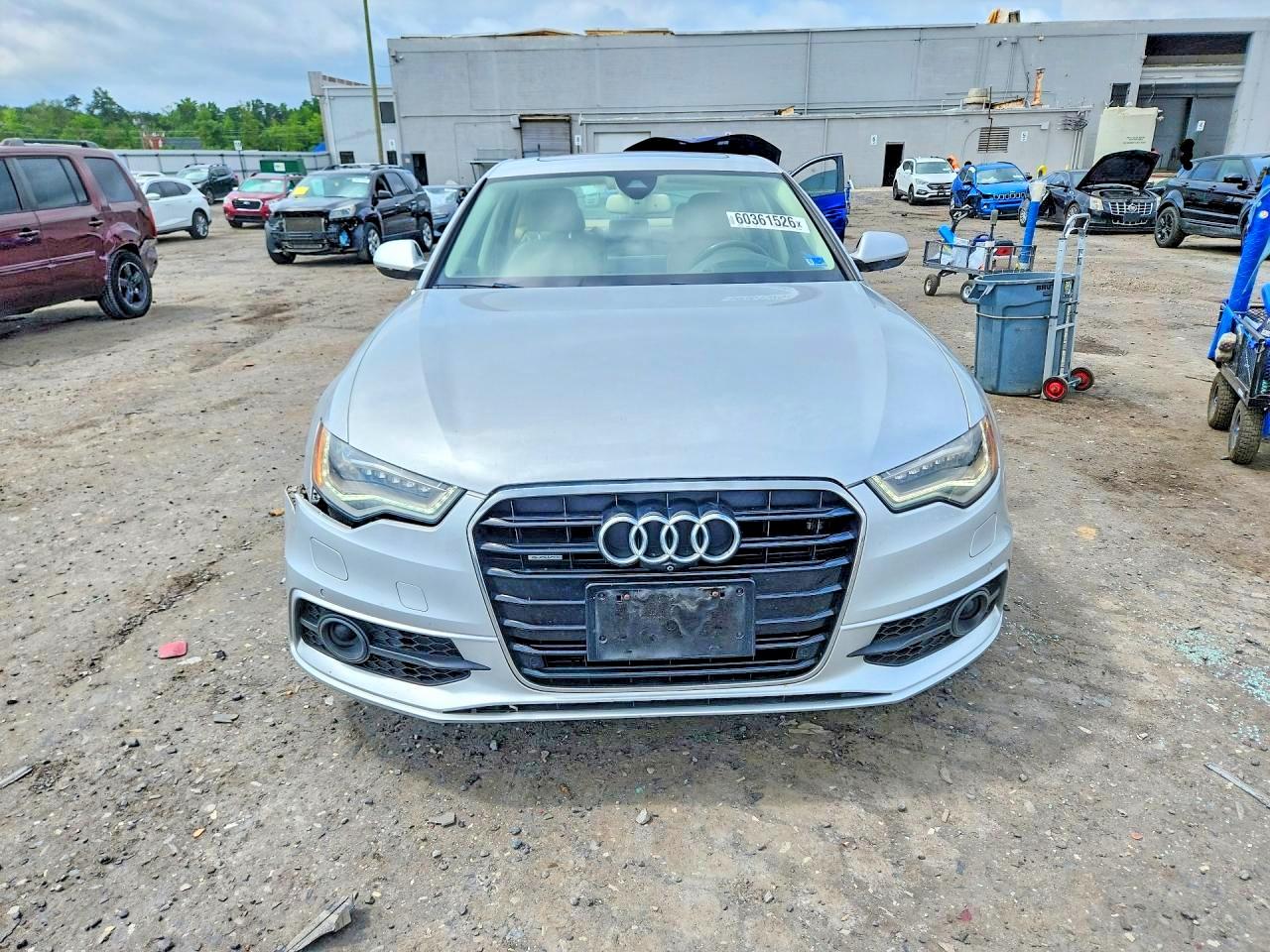 2015 Audi A6 Prestige Silver vin: WAUHGAFC5FN004690