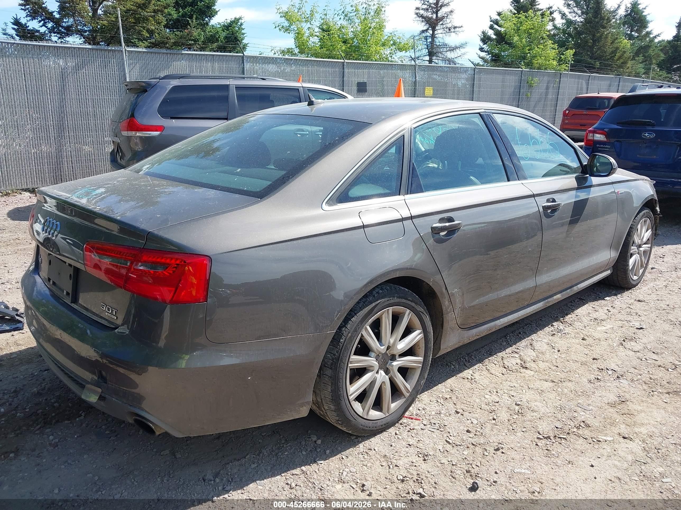 2013 Audi A6 3.0t Premium Champagne vin: WAUHGAFC6DN052275