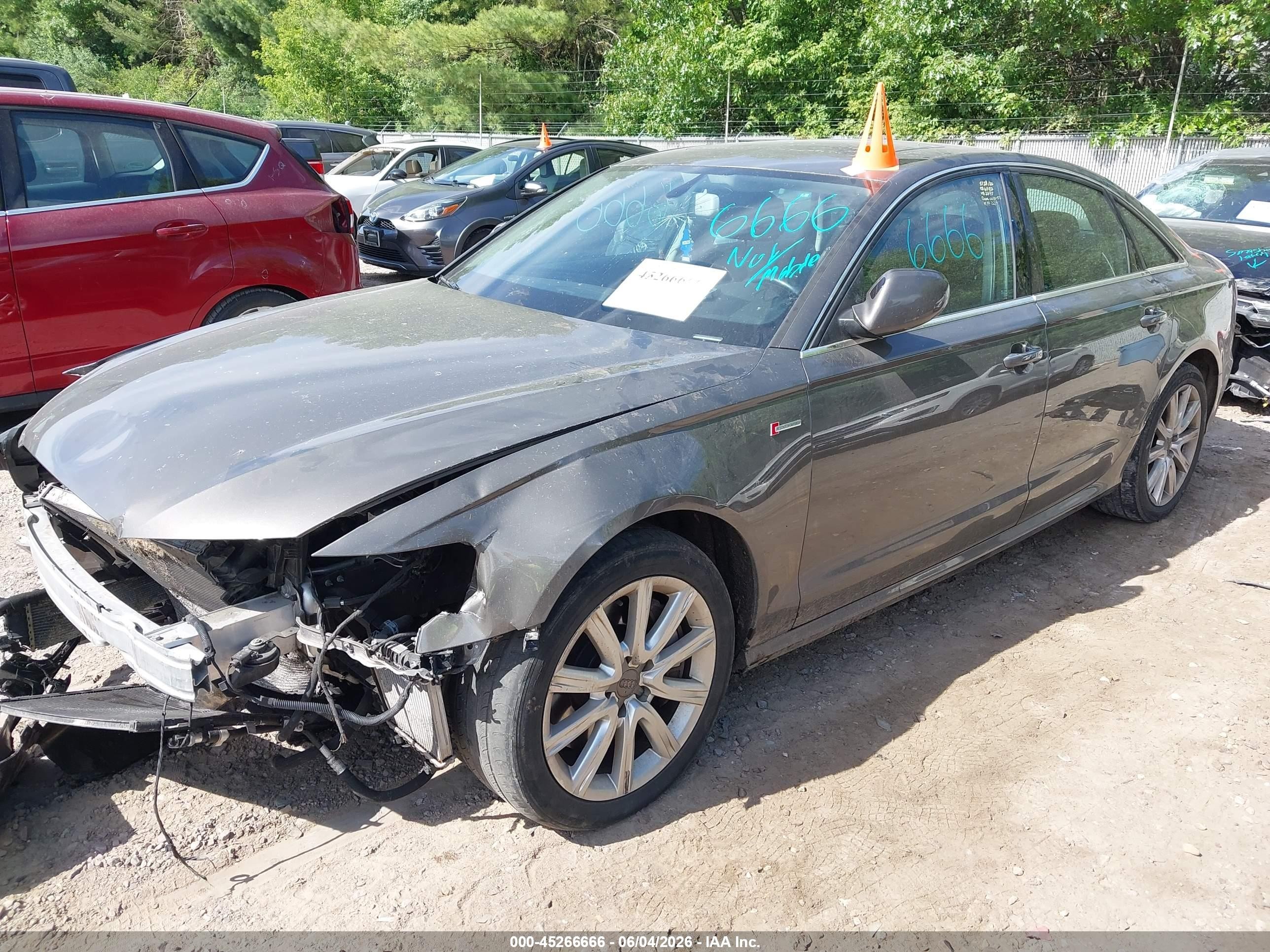 2013 Audi A6 3.0t Premium Champagne vin: WAUHGAFC6DN052275